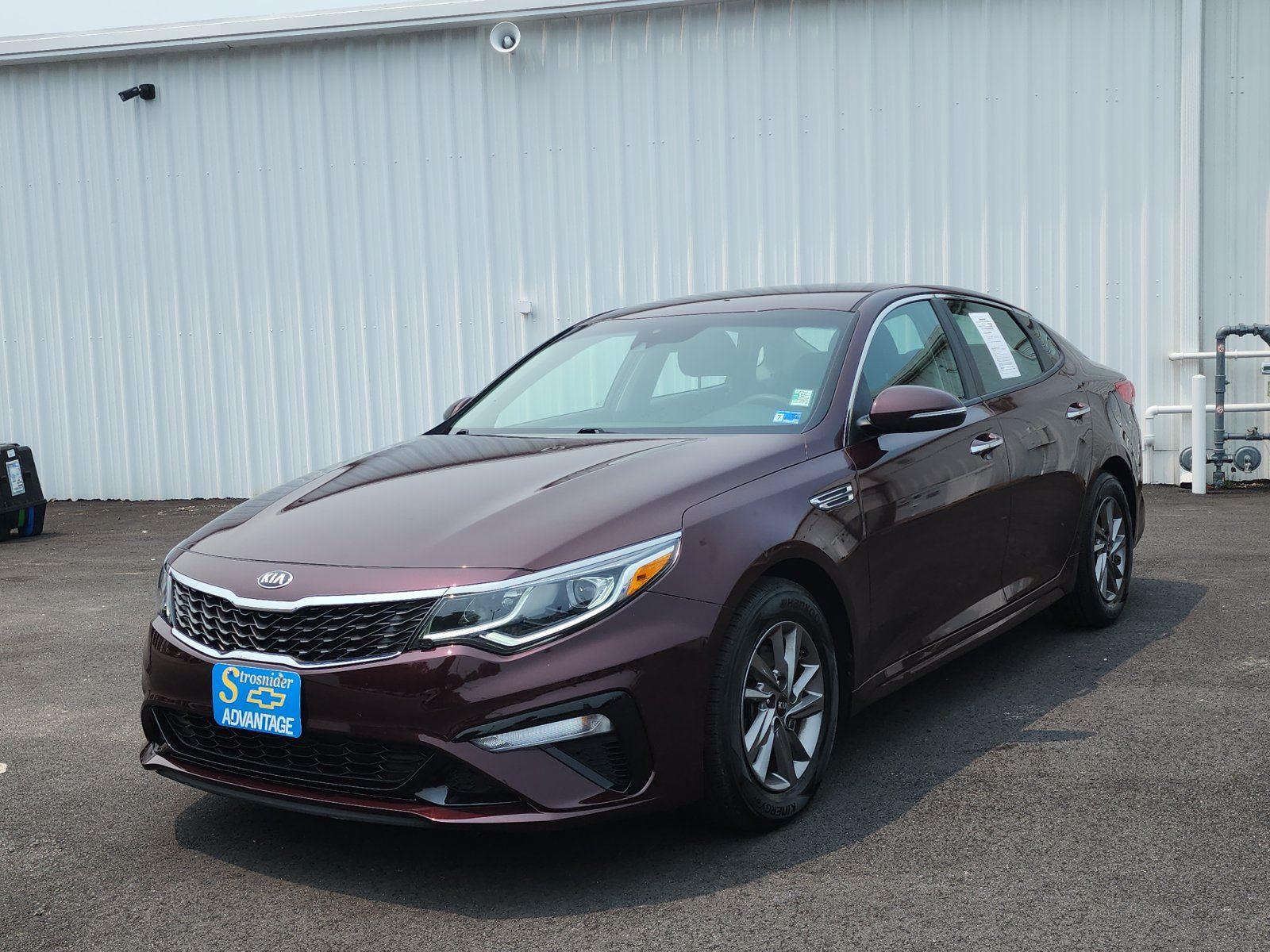 Red (Sangria) 2020 Kia Optima Sedan Front-Wheel Drive Automatic