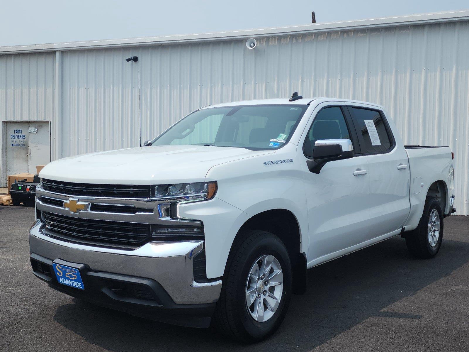 Summit White 2021 Chevrolet Silverado 1500 Pickup Truck Four-Wheel Drive 8-Speed Automatic