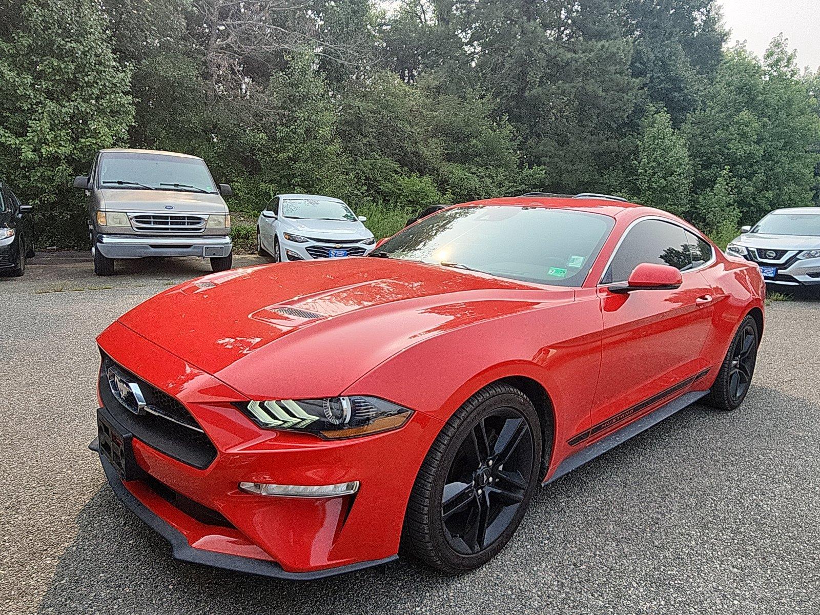 Race Red 2019 Ford Mustang Coupe Rear-Wheel Drive 6-Speed Manual