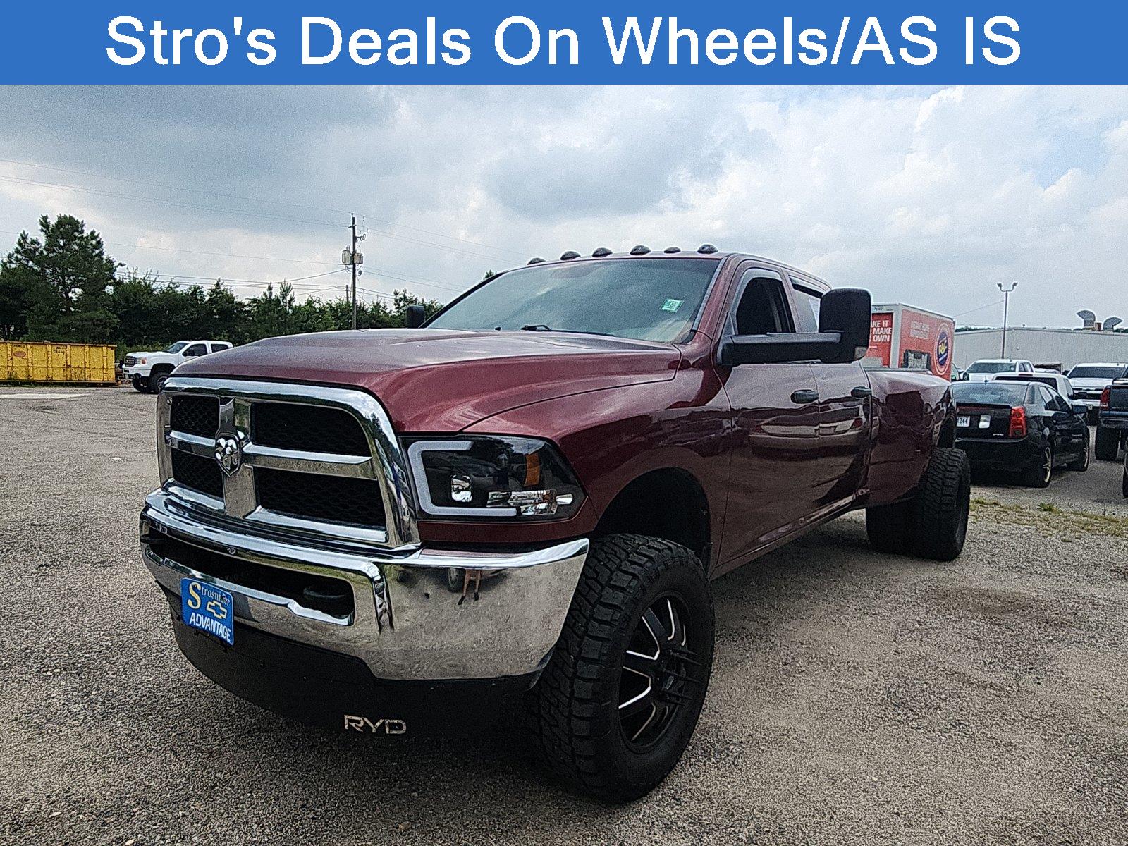 Delmonico Red Pearlcoat 2016 RAM 3500 Pickup Truck Four-Wheel Drive 6-Speed Automatic