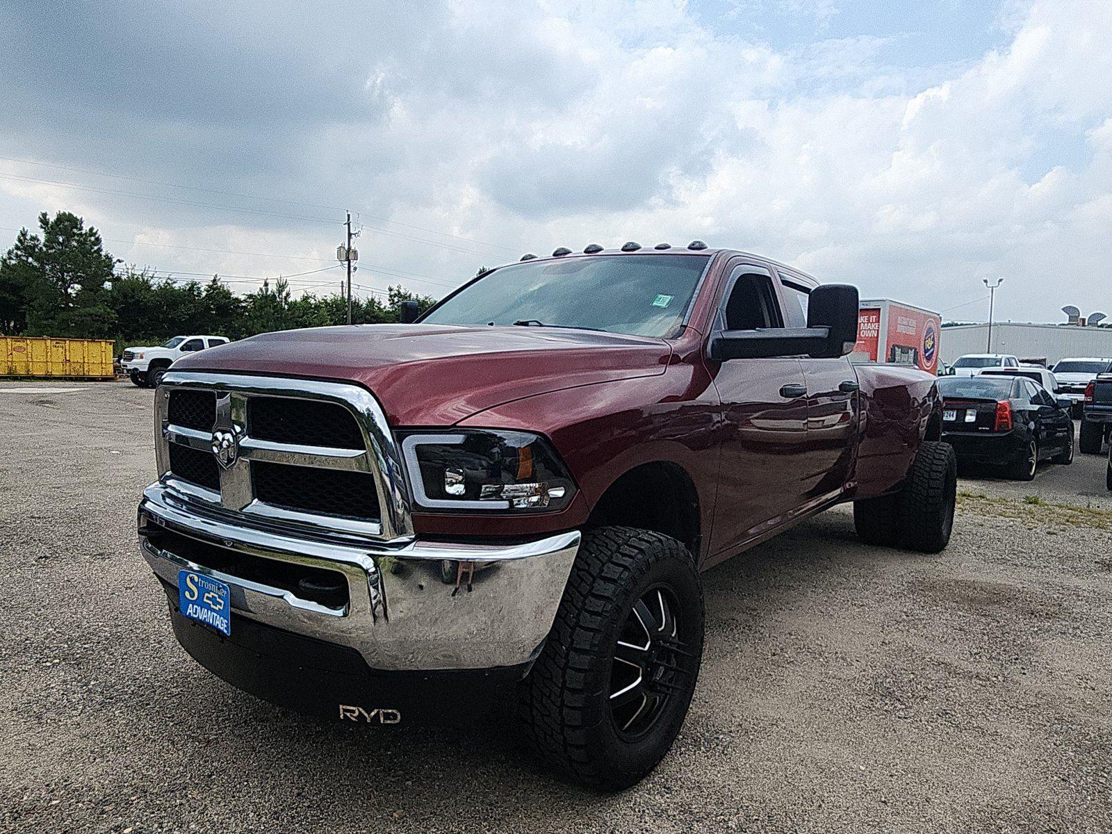 Delmonico Red Pearlcoat 2016 RAM 3500 Pickup Truck Four-Wheel Drive 6-Speed Automatic