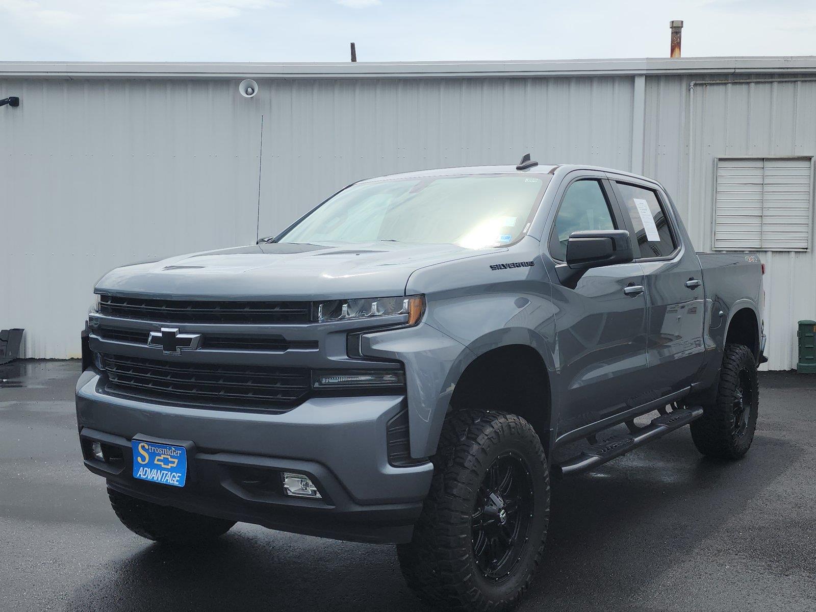 Gray (Satin Steel Metallic) 2020 Chevrolet Silverado 1500 Pickup Truck Four-Wheel Drive 8-Speed Automatic