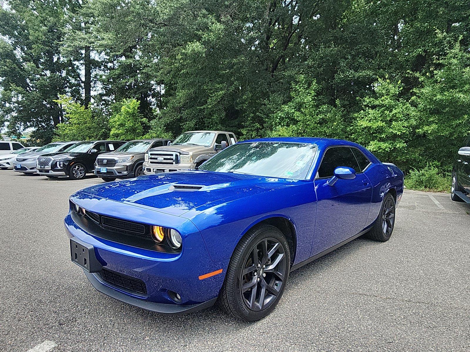 Indigo Blue 2021 Dodge Challenger Coupe Rear-Wheel Drive 8-Speed Automatic