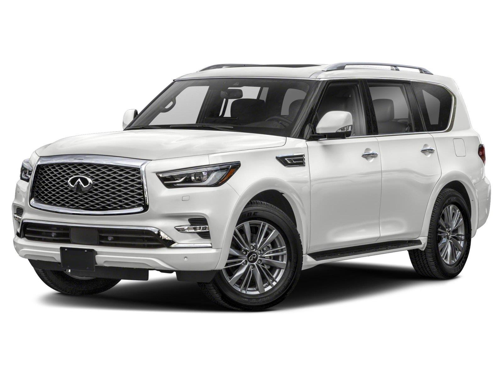 Moonstone White 2022 INFINITI QX80 SUV / Crossover All-Wheel Drive Automatic