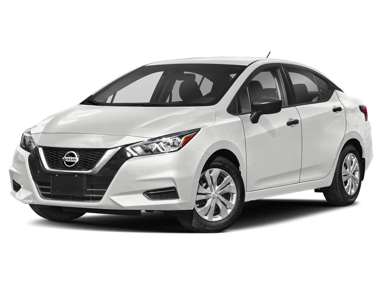 Aspen White TriCoat Pearl 2021 Nissan Versa Sedan Front-Wheel Drive Continuously Variable Transmission