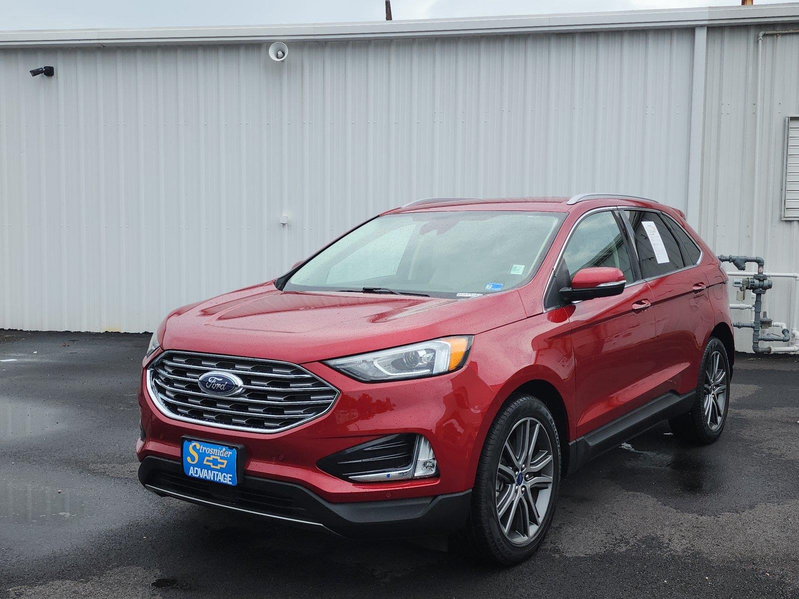 Rapid Red Metallic Tinted Clearcoat 2020 Ford Edge SUV / Crossover All-Wheel Drive 8-Speed Automatic