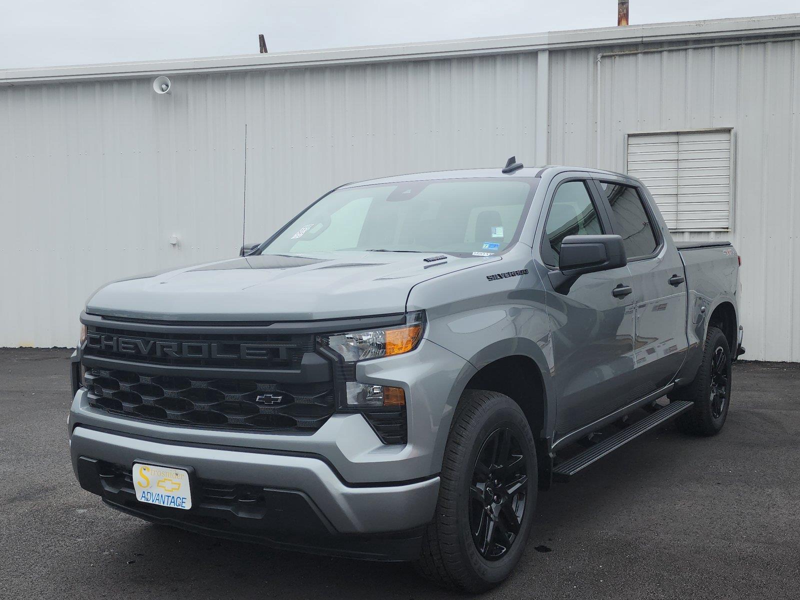 Sterling Gray Metallic 2026 Chevrolet Silverado 1500 Pickup Truck Four-Wheel Drive 8-Speed Automatic