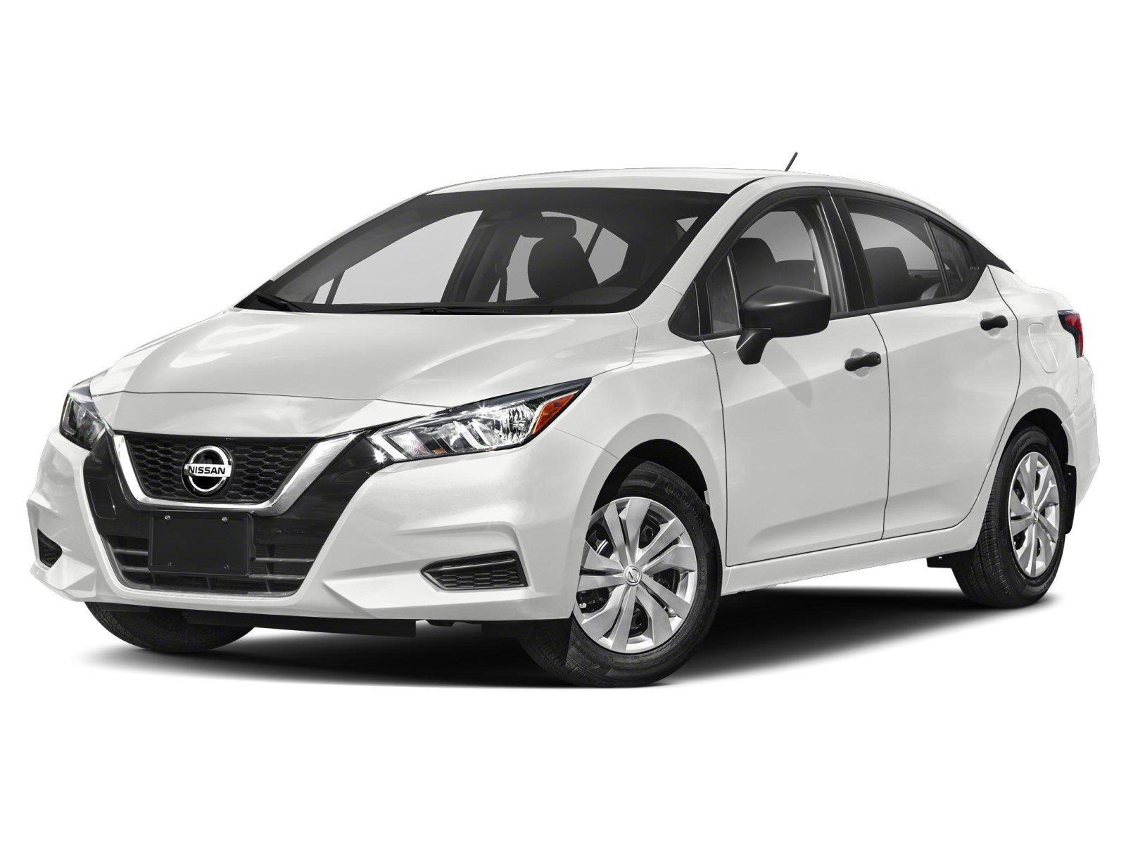 Aspen White TriCoat Pearl 2021 Nissan Versa Sedan Front-Wheel Drive Continuously Variable Transmission