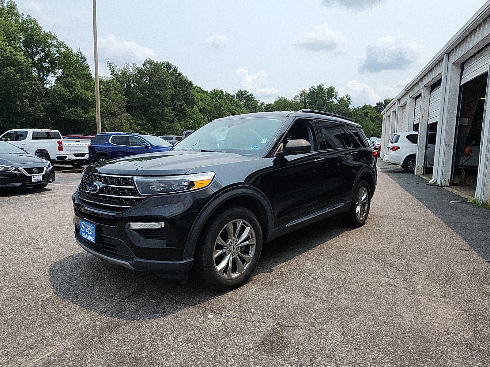 Agate Black Metallic 2021 Ford Explorer SUV / Crossover All-Wheel Drive Automatic