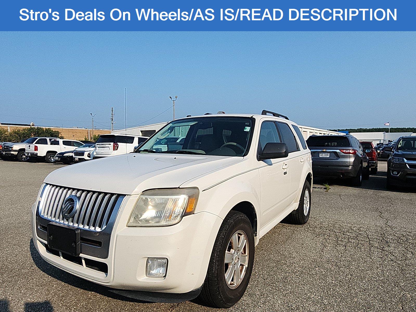White Suede 2010 Mercury Mariner SUV / Crossover 6-Speed Automatic Overdrive