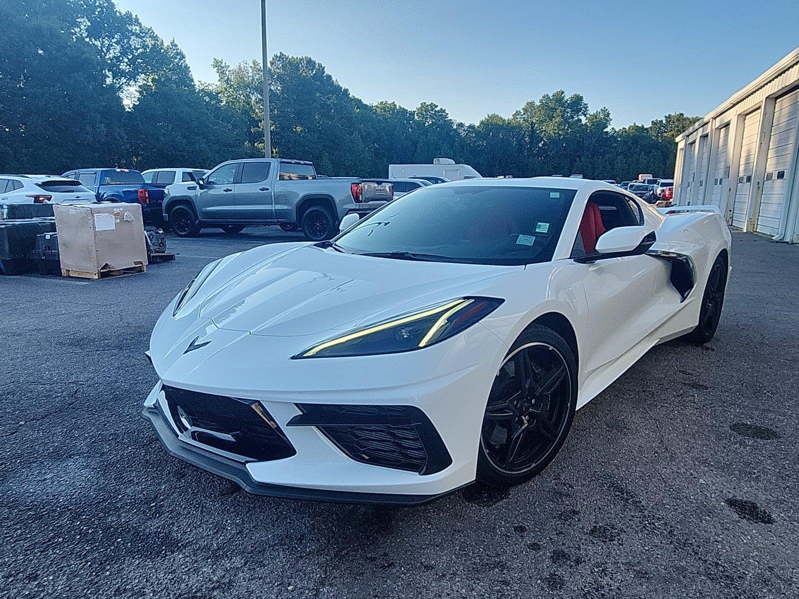 Arctic White 2023 Chevrolet Corvette Coupe Rear-Wheel Drive 8-Speed Dual Clutch
