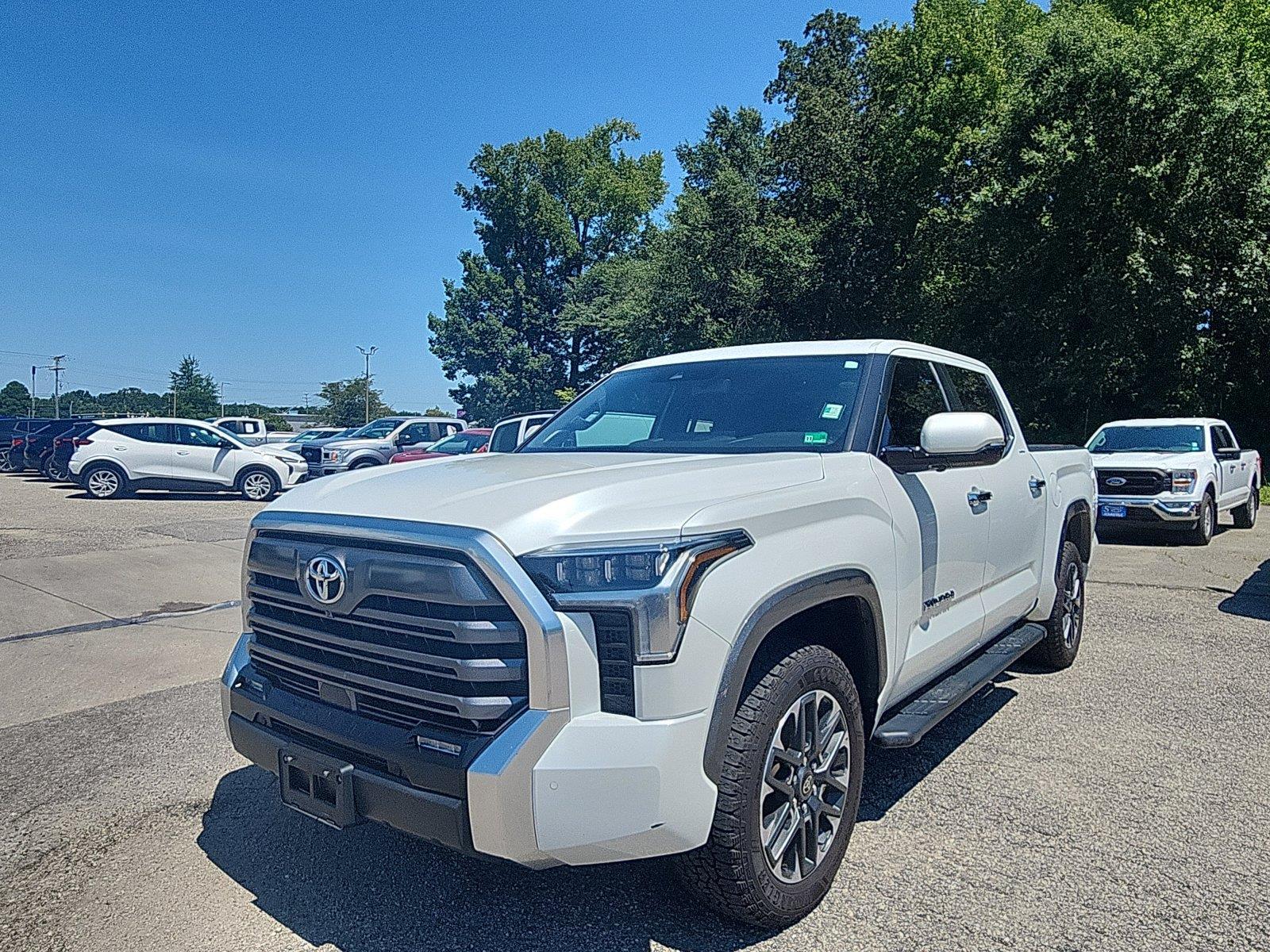 White (Wind Chill Pearl) 2025 Toyota Tundra Pickup Truck Four-Wheel Drive Automatic