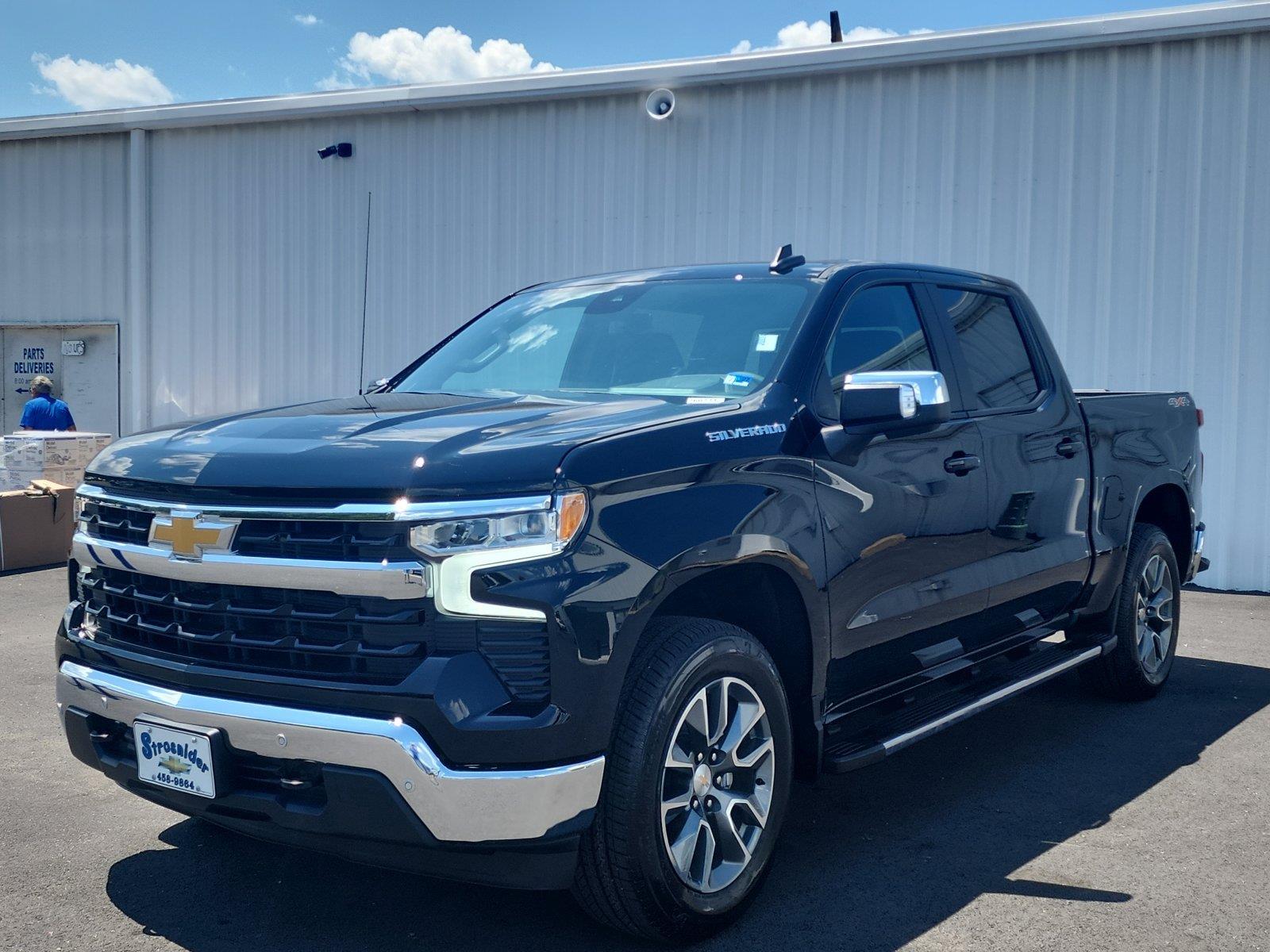 Black 2026 Chevrolet Silverado 1500 Pickup Truck Four-Wheel Drive Automatic