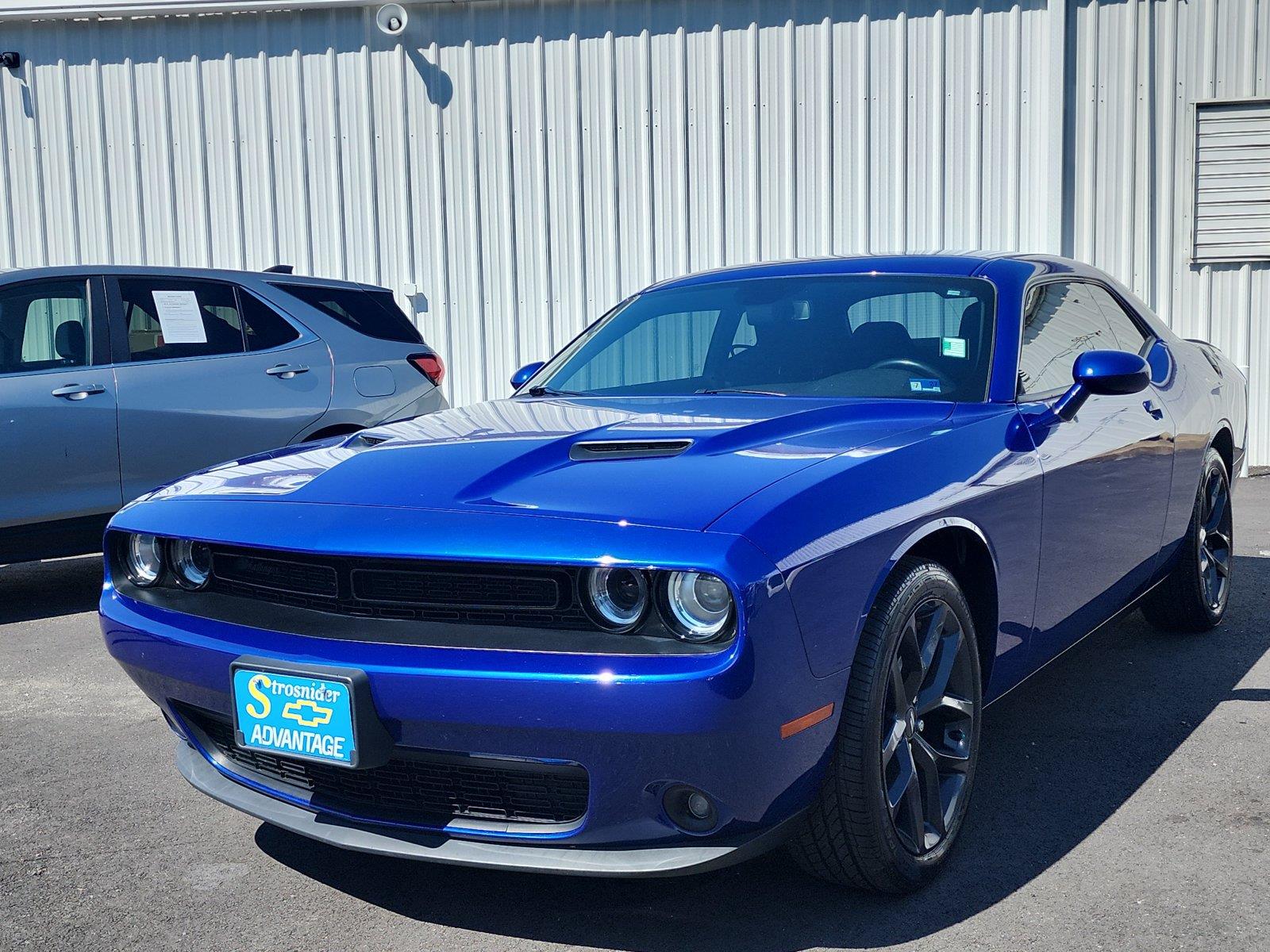 Indigo Blue 2021 Dodge Challenger Coupe Rear-Wheel Drive 8-Speed Automatic