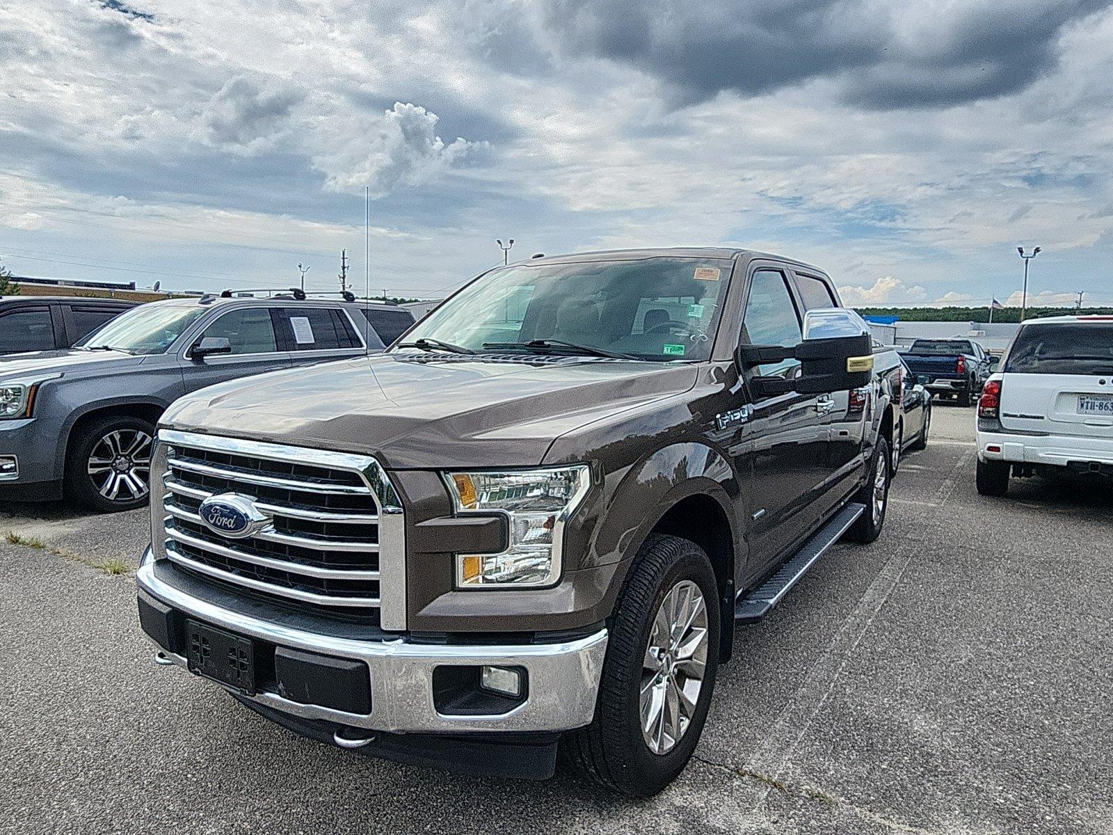 Red (Bronze Fire Metallic) 2017 Ford F-150 Pickup Truck Four-Wheel Drive 6-Speed Automatic