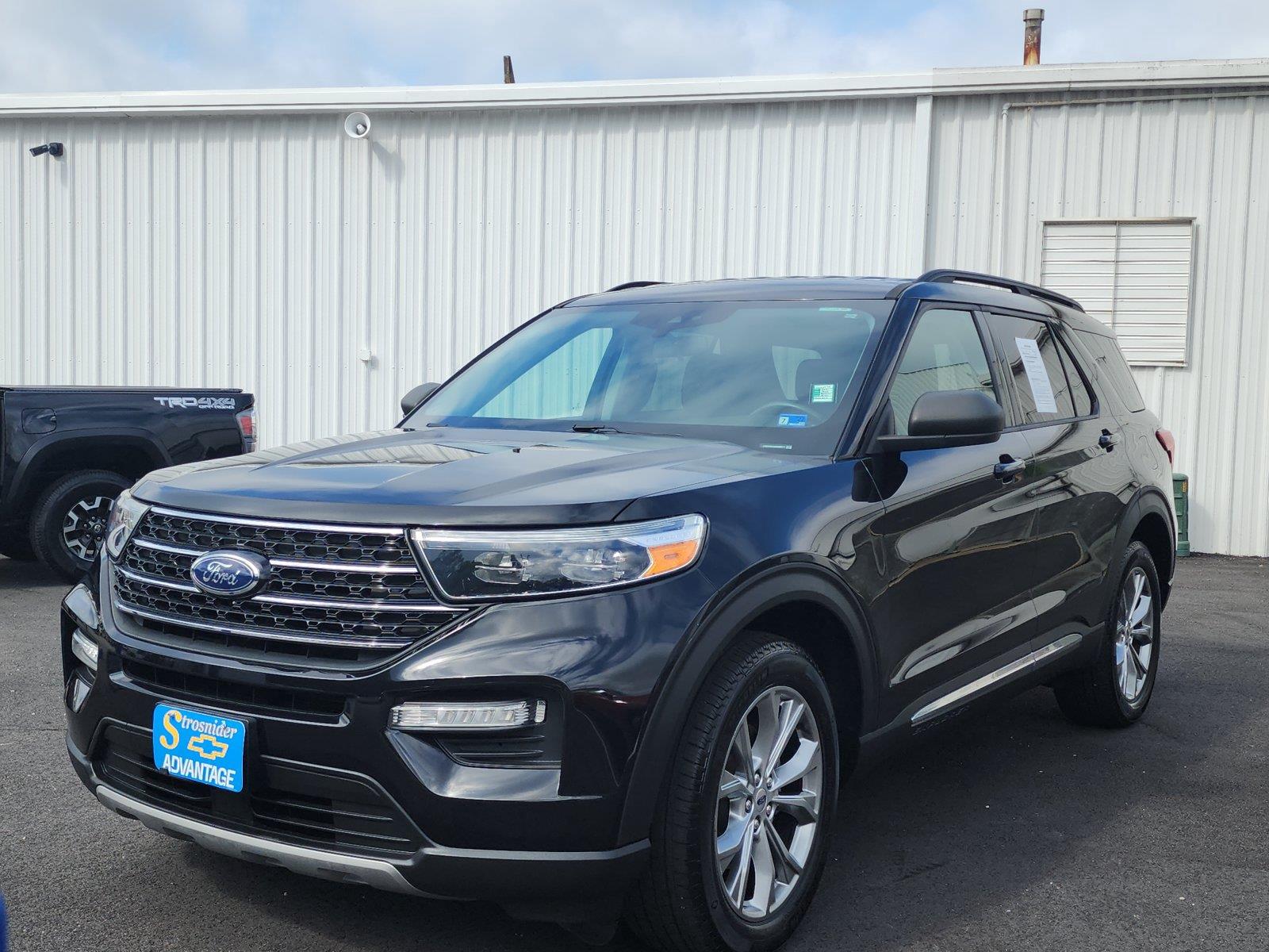 Agate Black Metallic 2021 Ford Explorer SUV / Crossover All-Wheel Drive Automatic
