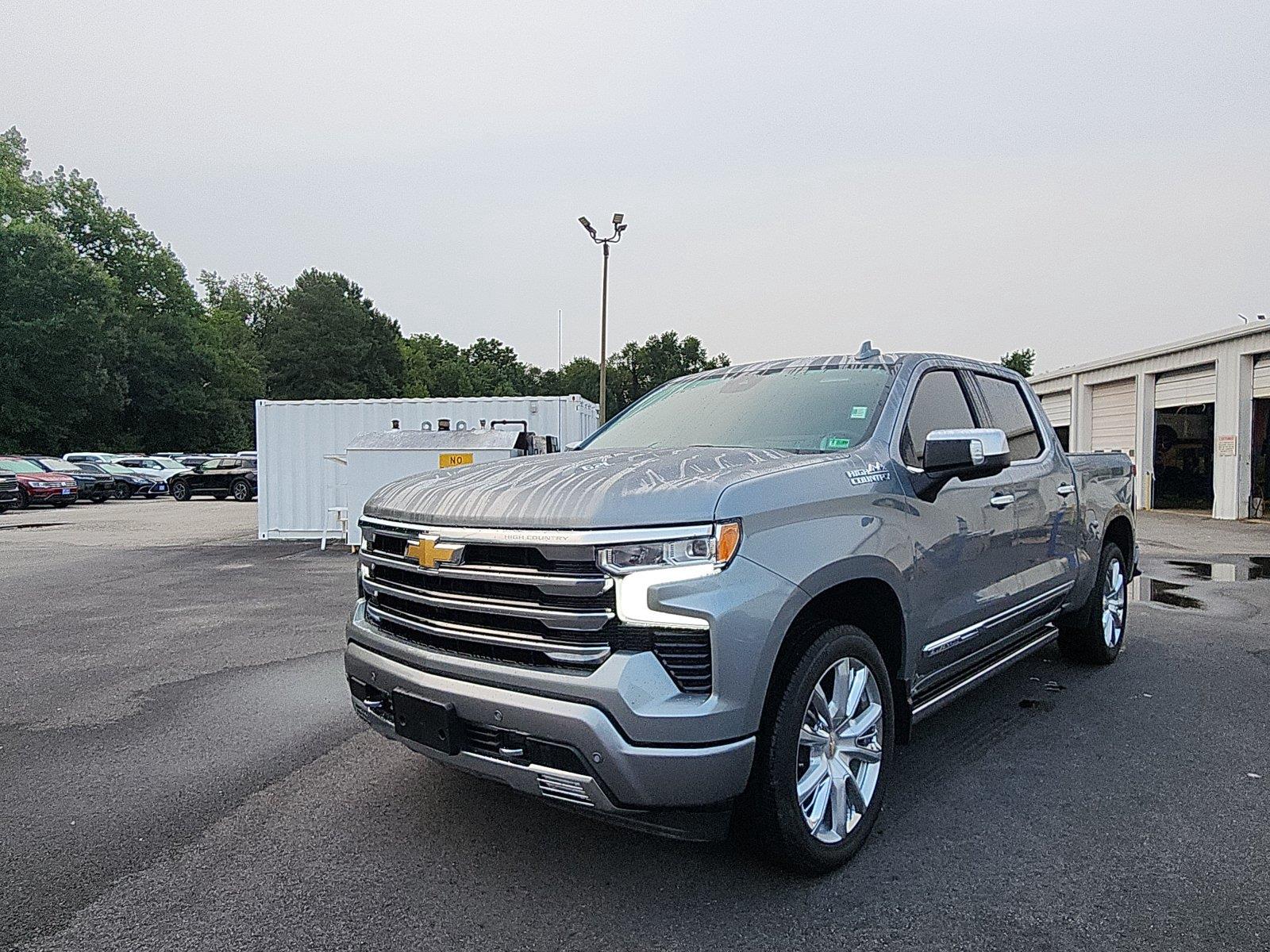 Sterling Gray Metallic 2024 Chevrolet Silverado 1500 Pickup Truck Four-Wheel Drive Automatic
