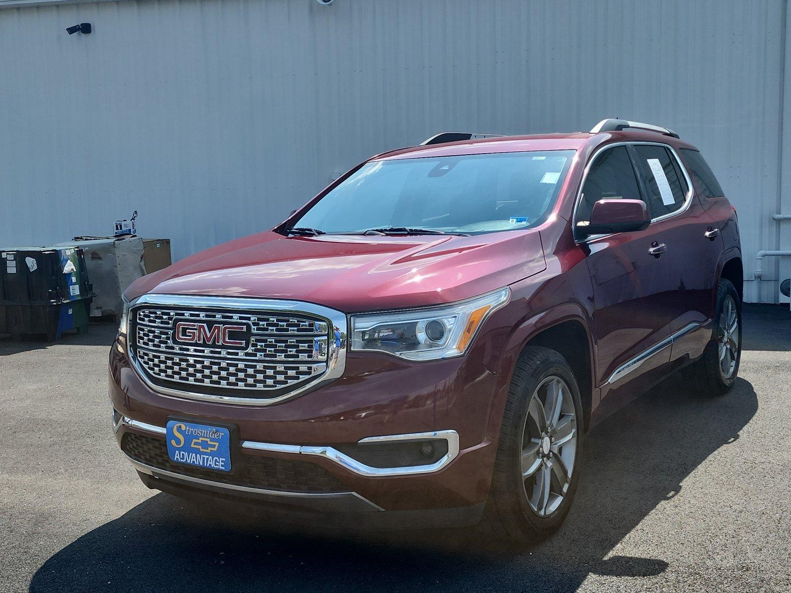 Crimson Red Tintcoat 2017 GMC Acadia SUV / Crossover Front-Wheel Drive 6-Speed Automatic