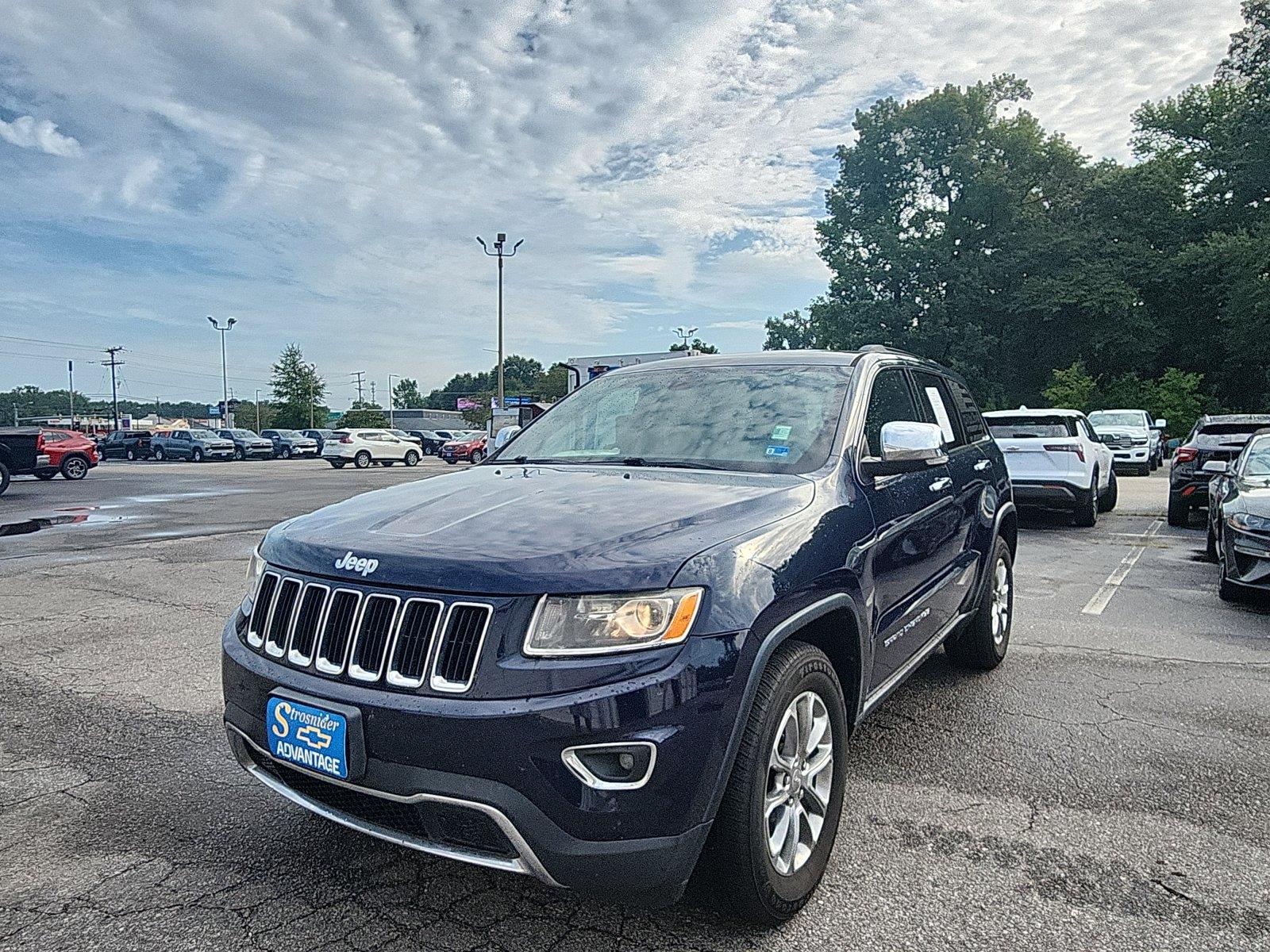 True Blue Pearlcoat 2016 Jeep Grand Cherokee SUV / Crossover 4X2 8-Speed Automatic