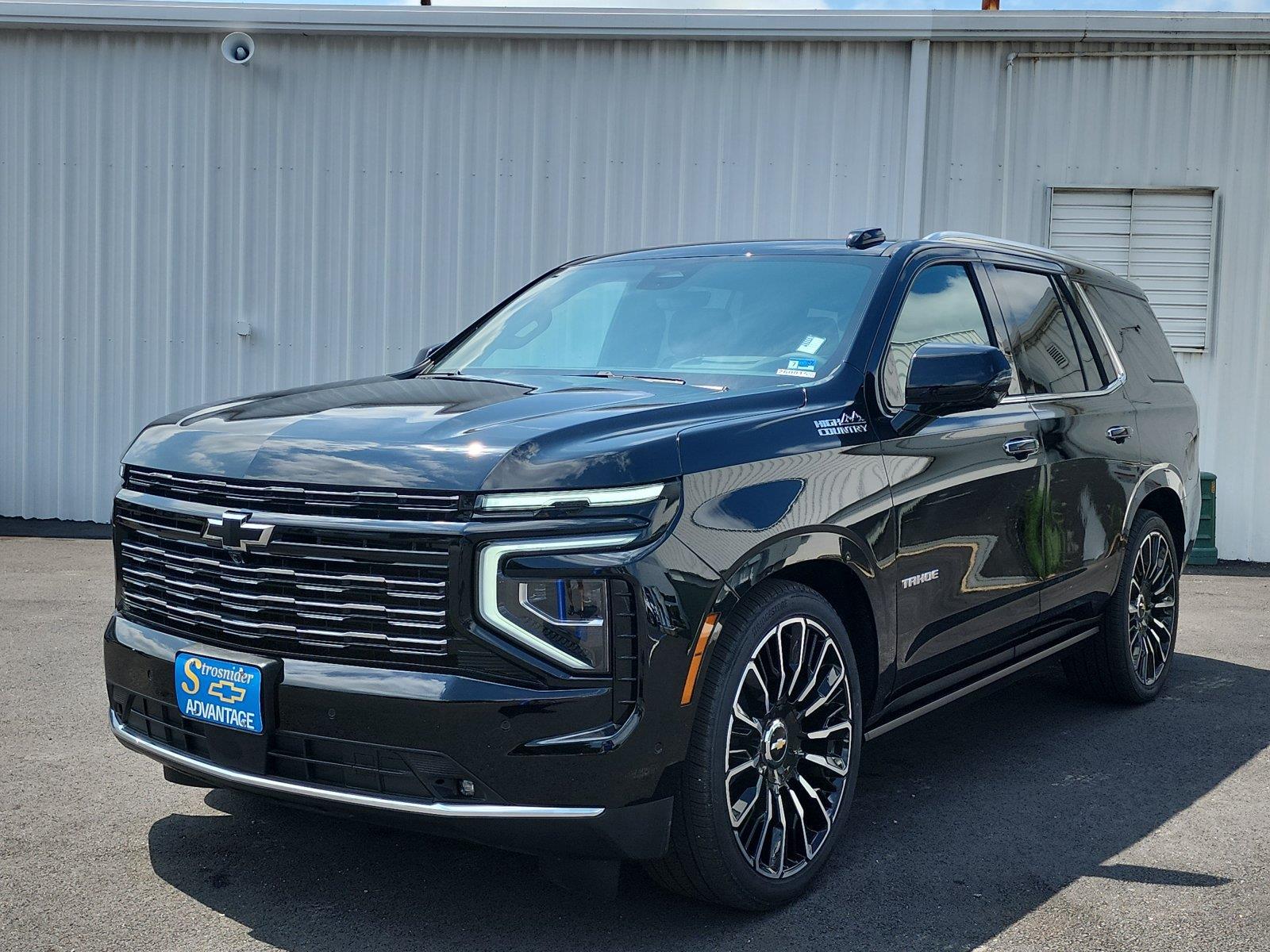 Black 2026 Chevrolet Tahoe SUV / Crossover Four-Wheel Drive Automatic