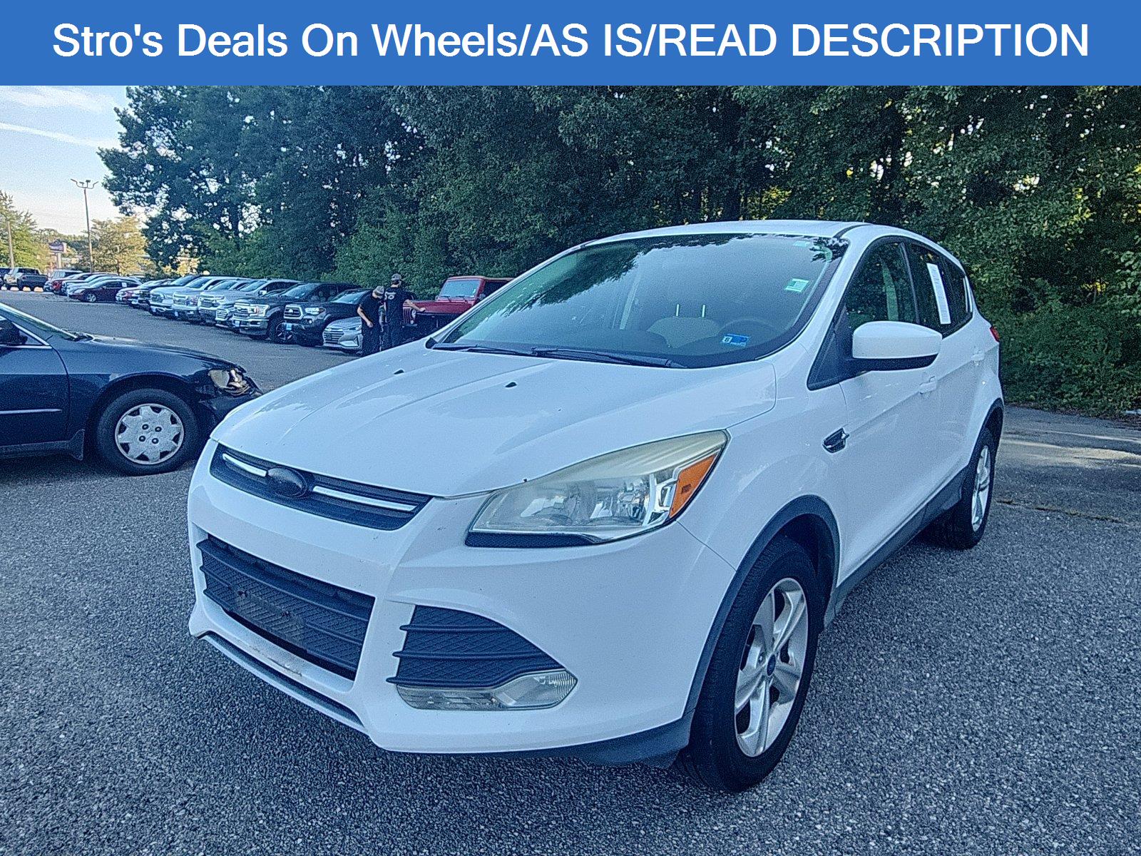 White Platinum Tricoat 2013 Ford Escape SUV / Crossover Front-Wheel Drive 6-Speed Automatic