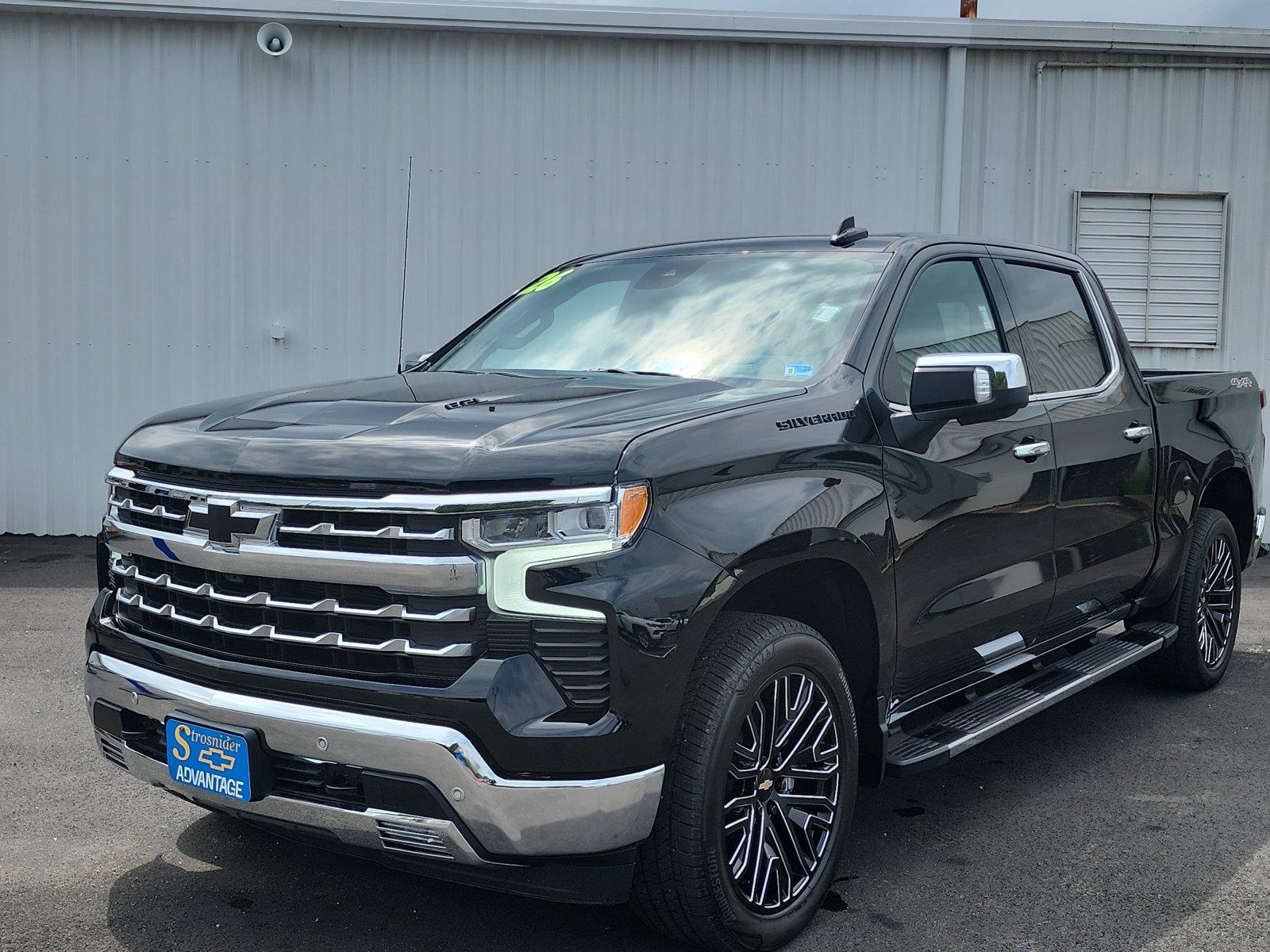 Black 2026 Chevrolet Silverado 1500 Pickup Truck Four-Wheel Drive Automatic