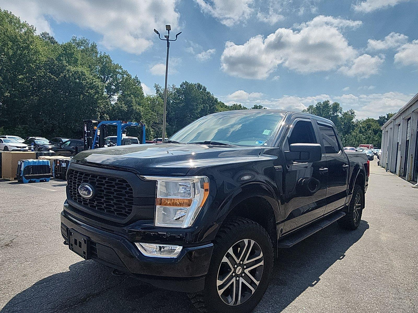 Agate Black Metallic 2022 Ford F-150 Pickup Truck Four-Wheel Drive Automatic