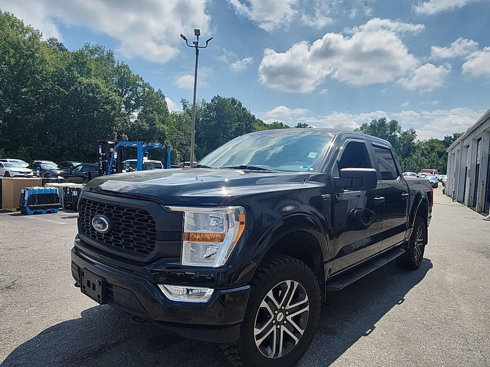 Agate Black Metallic 2022 Ford F-150 Pickup Truck Four-Wheel Drive Automatic
