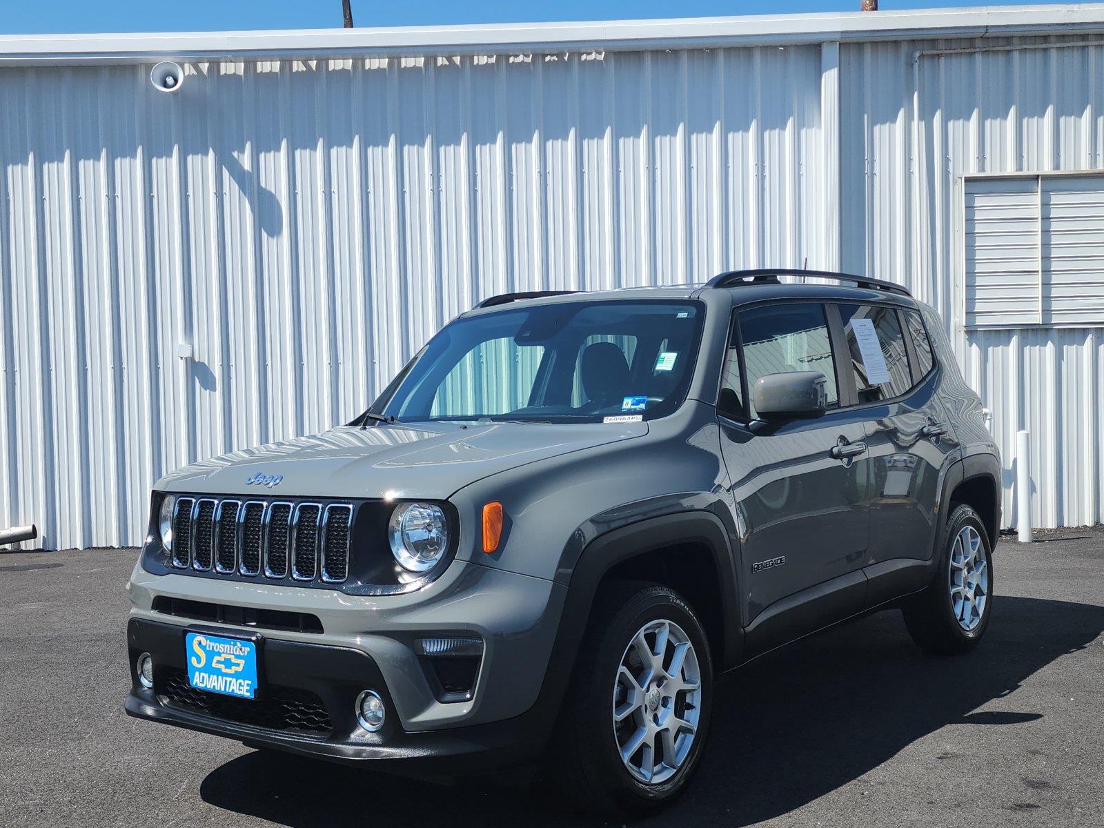 Sting-Gray Clearcoat 2021 Jeep Renegade SUV / Crossover Four-Wheel Drive 9-Speed Automatic