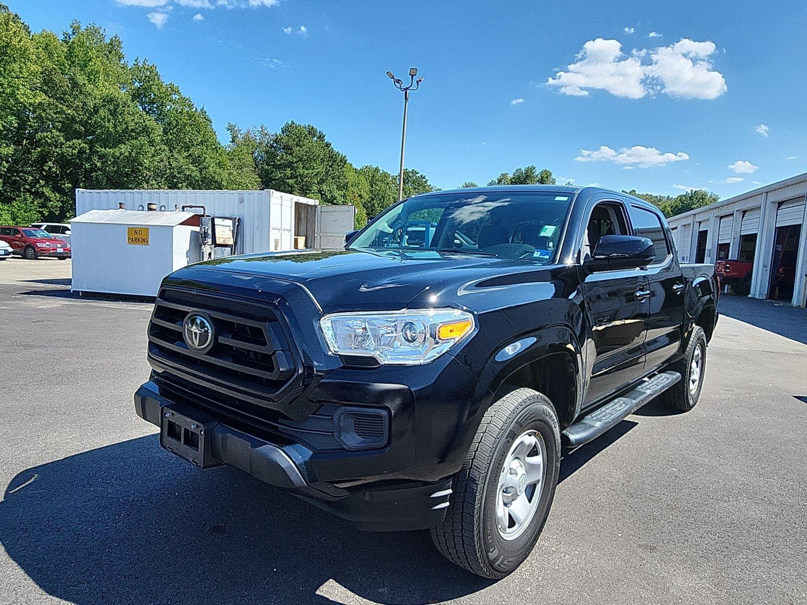 Midnight Black Metallic 2021 Toyota Tacoma Pickup Truck Four-Wheel Drive Automatic