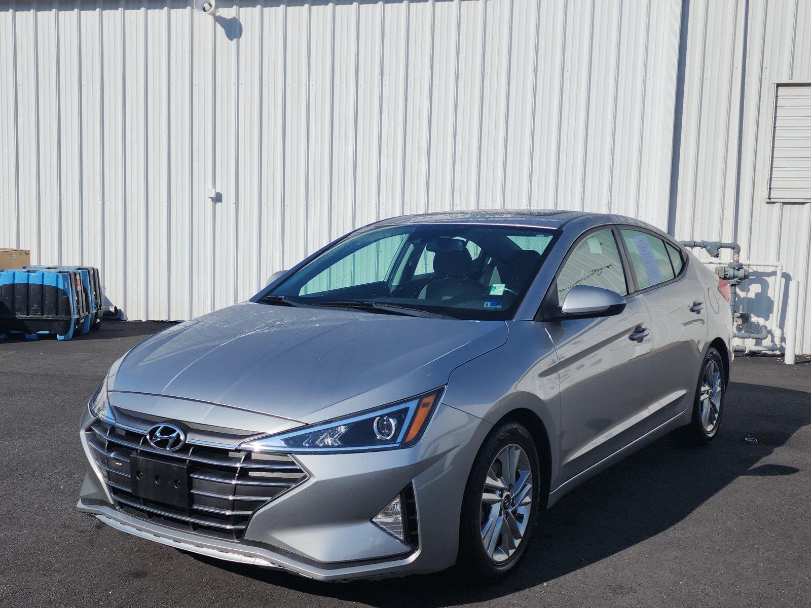 Stellar Silver 2020 Hyundai Elantra Sedan Front-Wheel Drive Continuously Variable Transmission