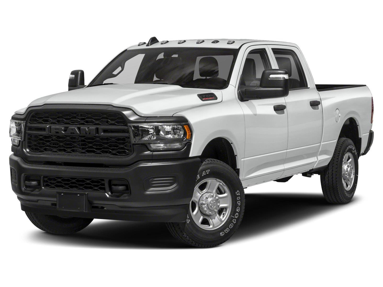Bright White Clearcoat 2023 RAM 3500 Pickup Truck Four-Wheel Drive 6-Speed Automatic