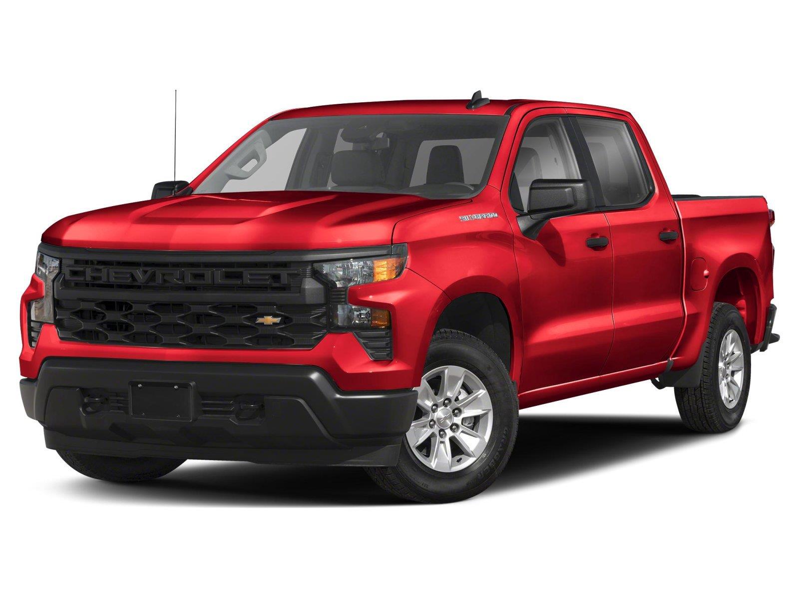 Red Hot 2026 Chevrolet Silverado 1500 Pickup Truck Four-Wheel Drive 8-Speed Automatic