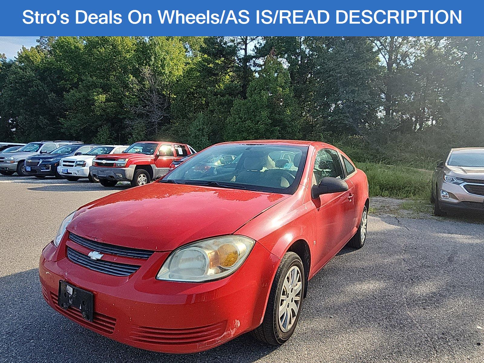 Victory Red 2007 Chevrolet Cobalt Coupe Front-Wheel Drive 5-Speed Manual