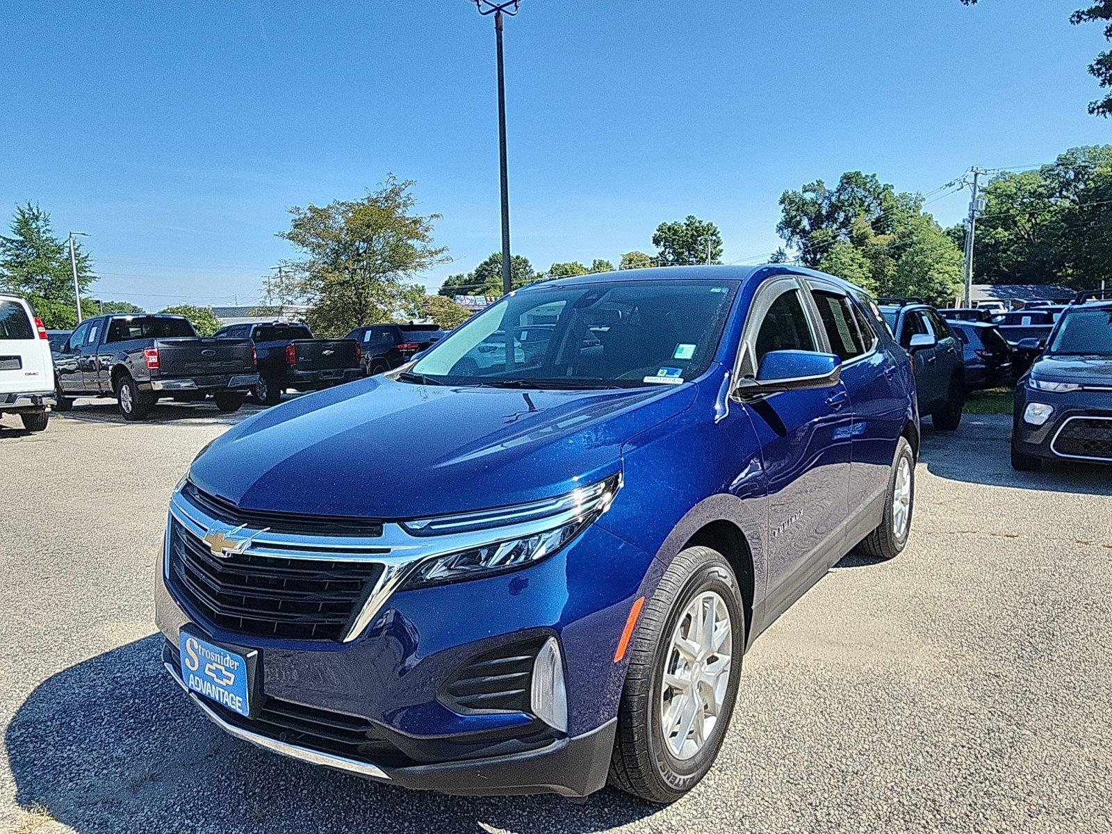 Blue Glow Metallic 2022 Chevrolet Equinox SUV / Crossover Four-Wheel Drive 6-Speed Automatic Overdrive