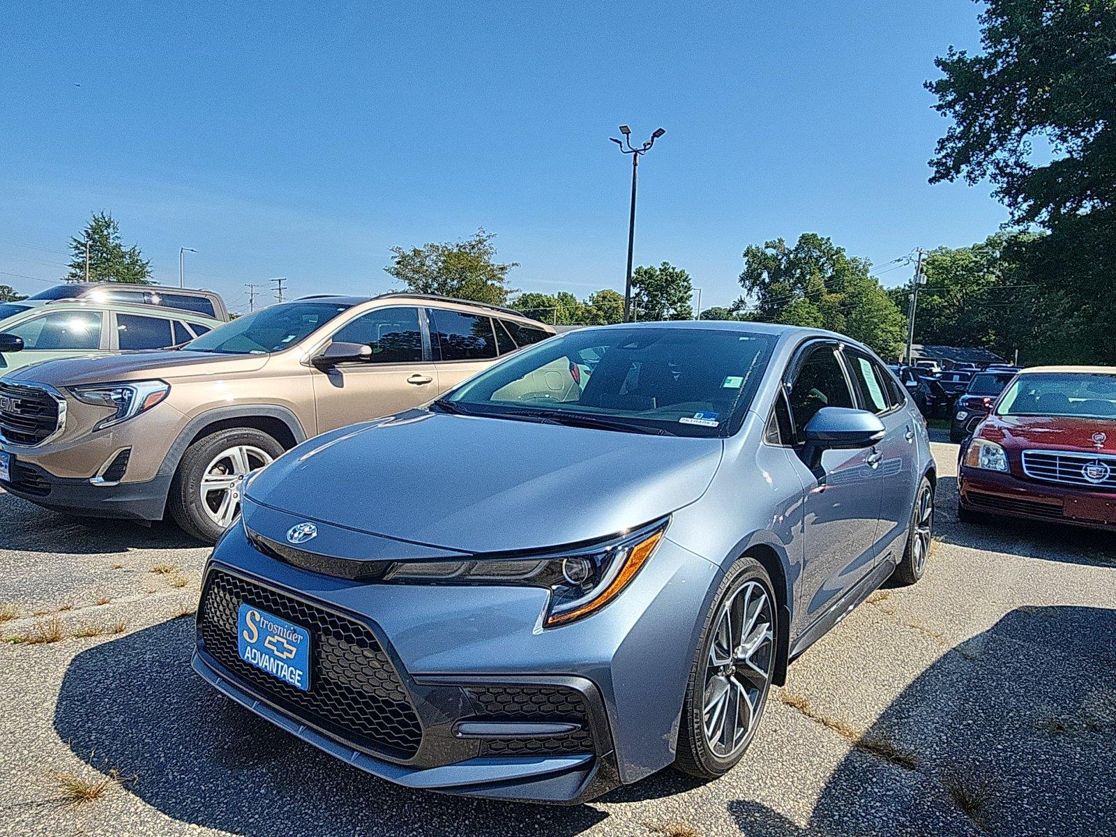 Blue Crush Metallic w/Black Sand Pearl Roof 2021 Toyota Corolla Sedan Front-Wheel Drive Continuously Variable Transmission