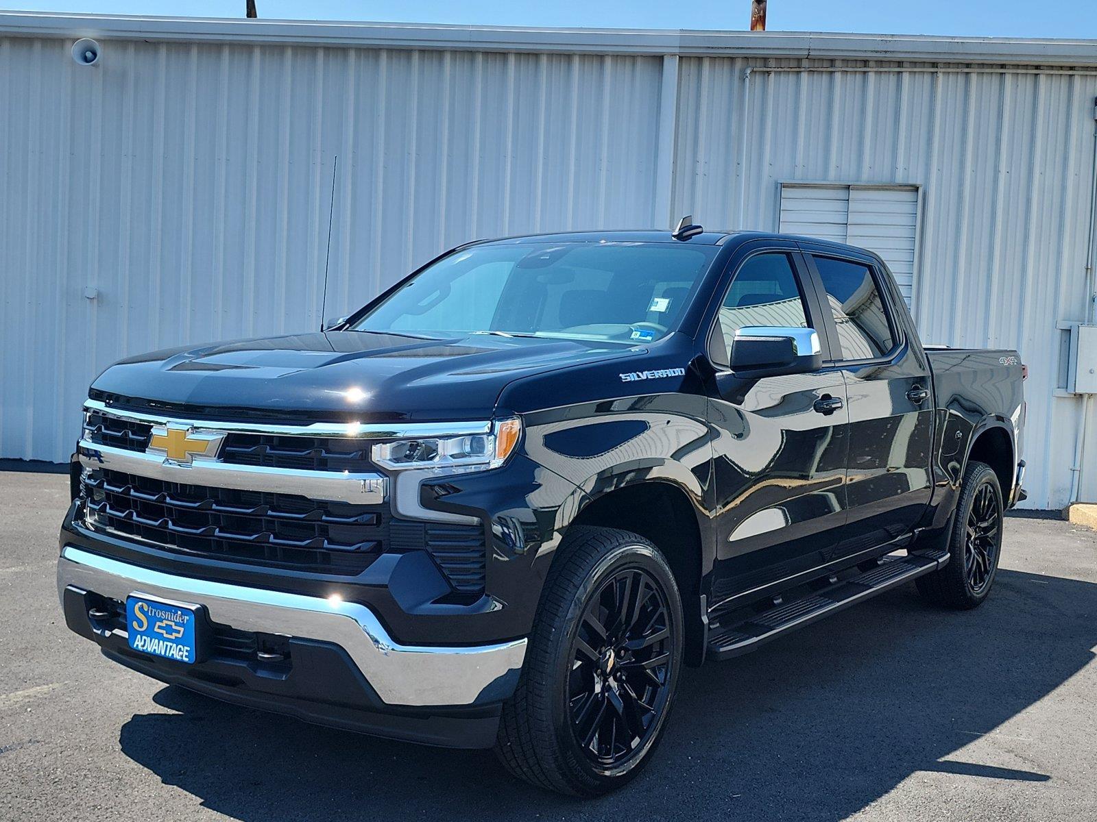 Black 2026 Chevrolet Silverado 1500 Pickup Truck Four-Wheel Drive Automatic