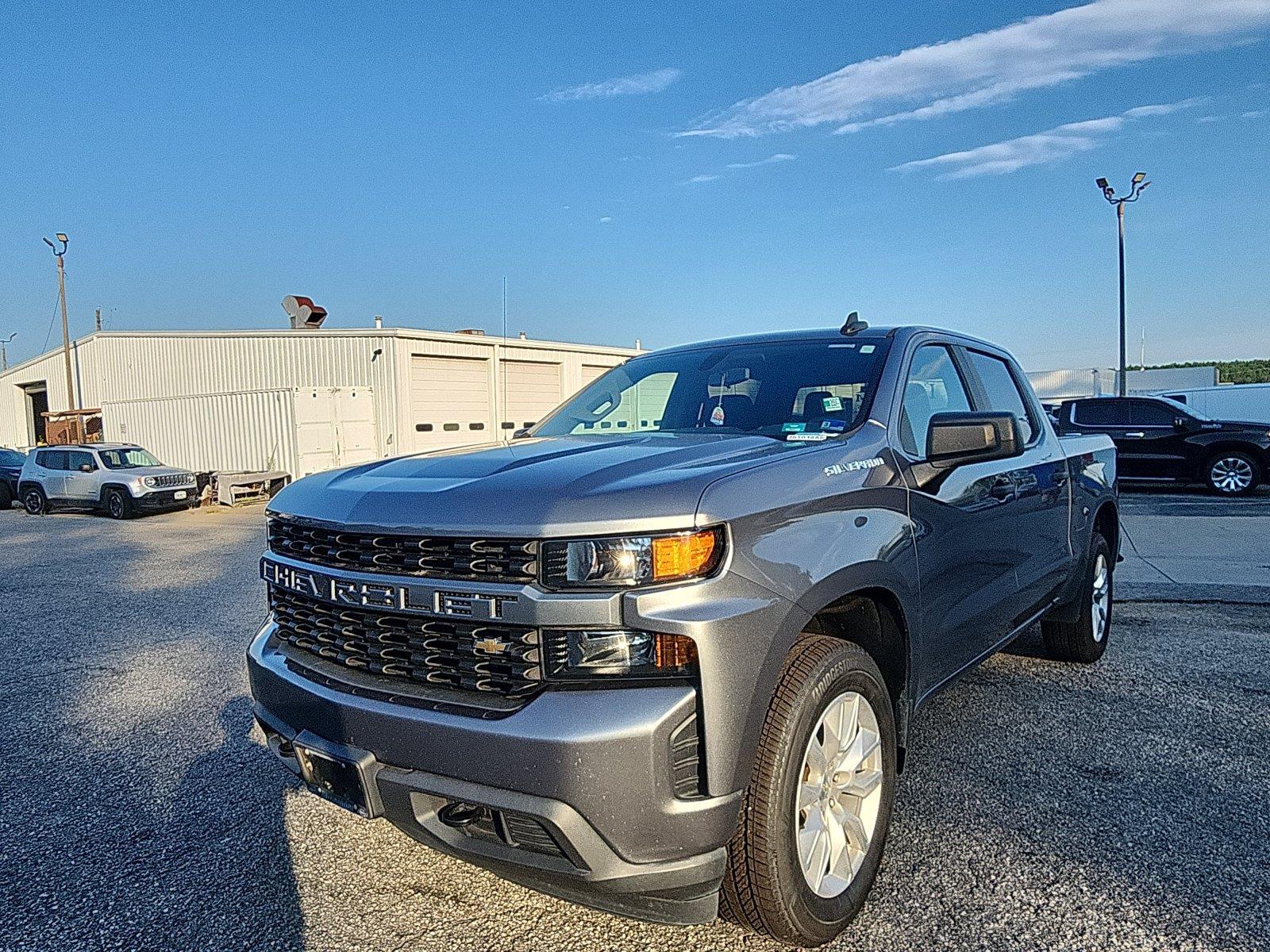 Gray (Satin Steel Metallic) 2021 Chevrolet Silverado 1500 Pickup Truck Four-Wheel Drive 8-Speed Automatic