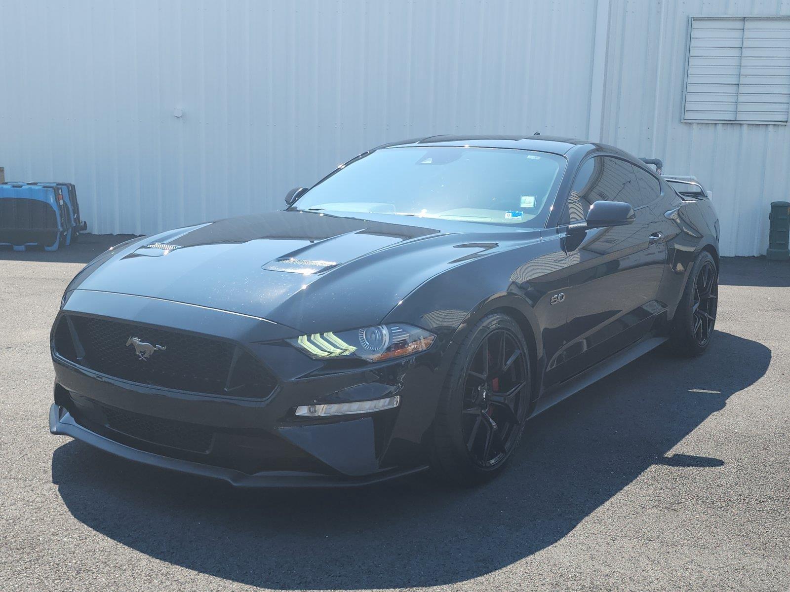 Shadow Black 2022 Ford Mustang Coupe Rear-Wheel Drive 6-Speed Manual