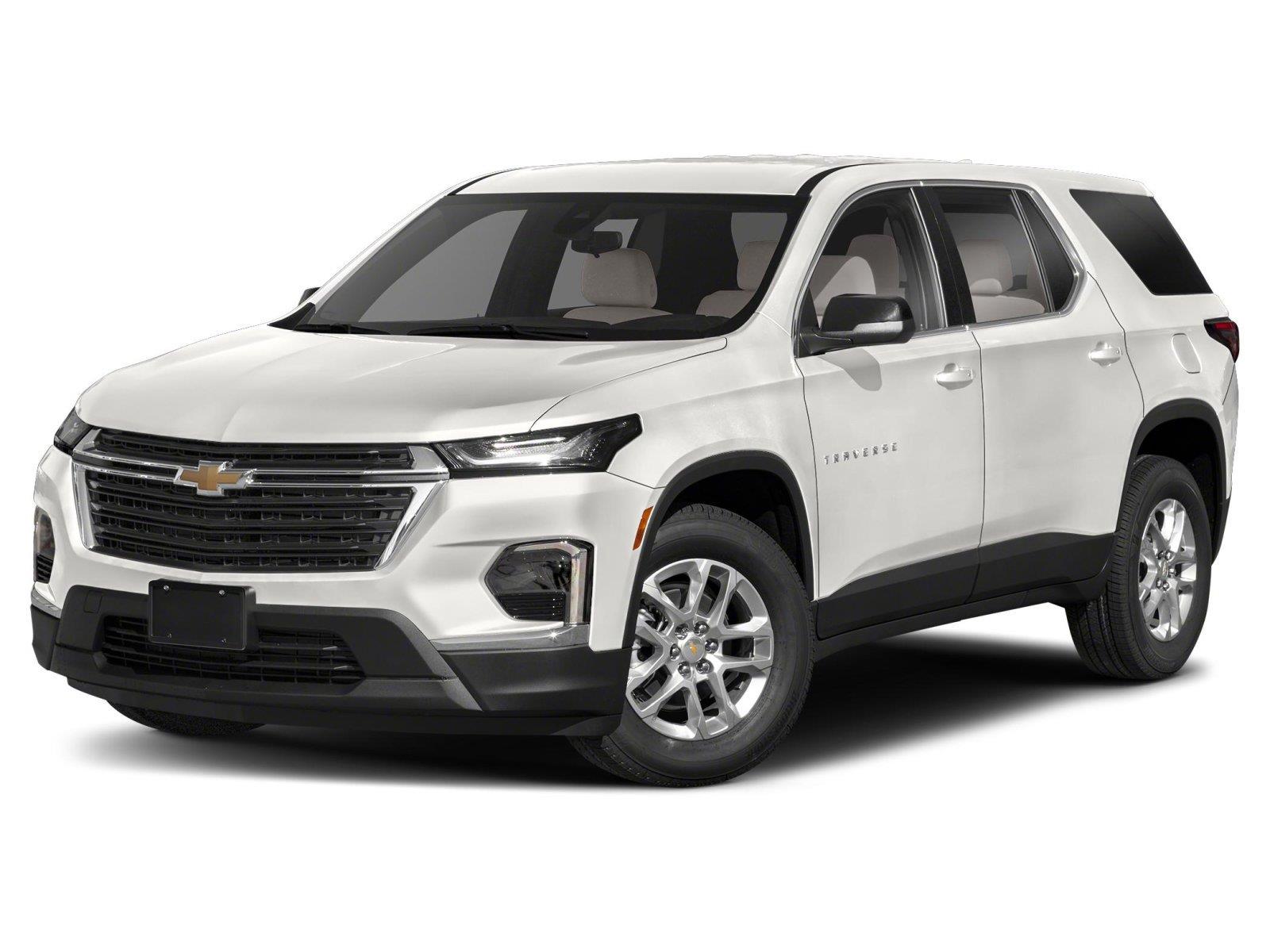 White (Iridescent Pearl Tricoat) 2022 Chevrolet Traverse SUV / Crossover Four-Wheel Drive 9-Speed Automatic