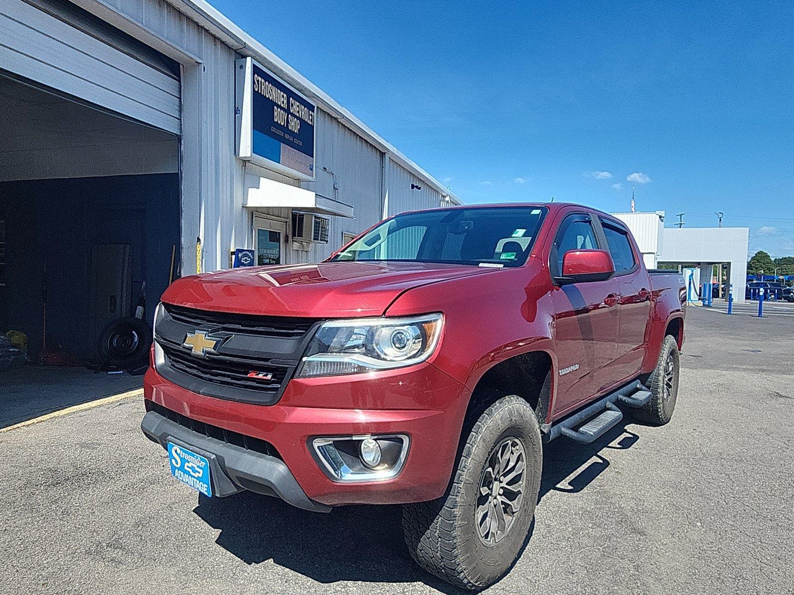 Cajun Red Tintcoat 2019 Chevrolet Colorado Pickup Truck Four-Wheel Drive 8-Speed Automatic