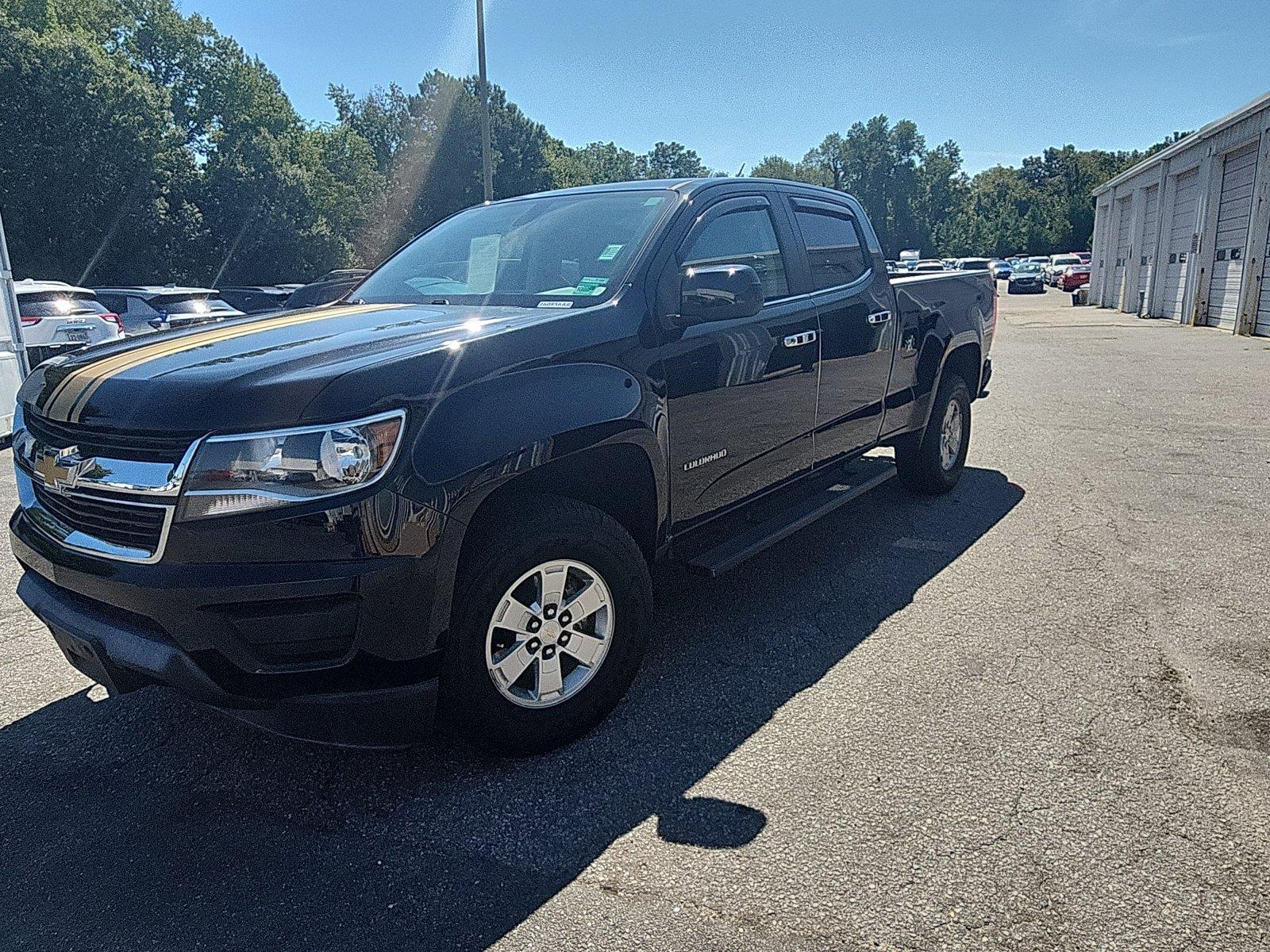 Black 2018 Chevrolet Colorado Pickup Truck Four-Wheel Drive 8-Speed Automatic