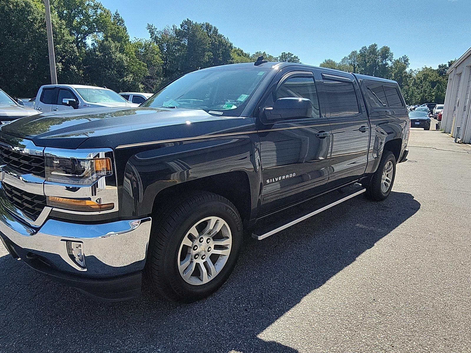 Gray (Graphite Metallic) 2018 Chevrolet Silverado 1500 Pickup Truck Four-Wheel Drive 6-Speed Automatic