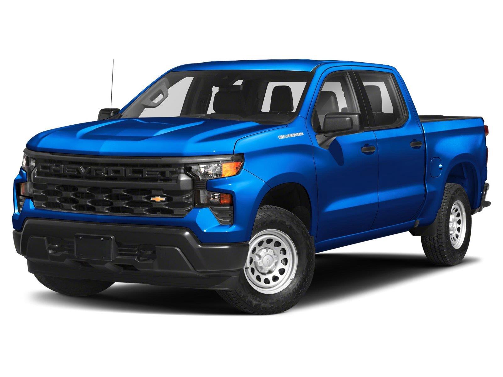 Glacier Blue Metallic 2023 Chevrolet Silverado 1500 Pickup Truck Four-Wheel Drive Automatic
