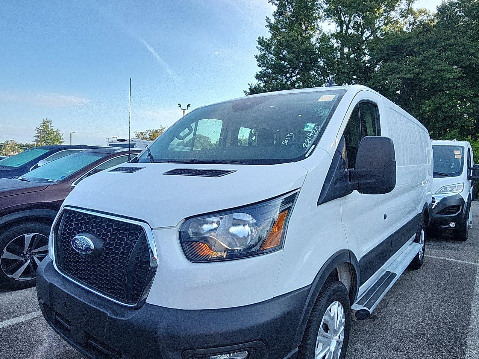 Oxford White 2025 Ford Transit Cargo Van Rear-Wheel Drive