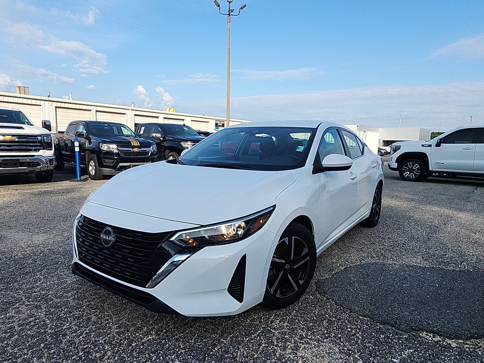 White (Fresh Powder) 2025 Nissan Sentra Sedan Front-Wheel Drive Continuously Variable Transmission