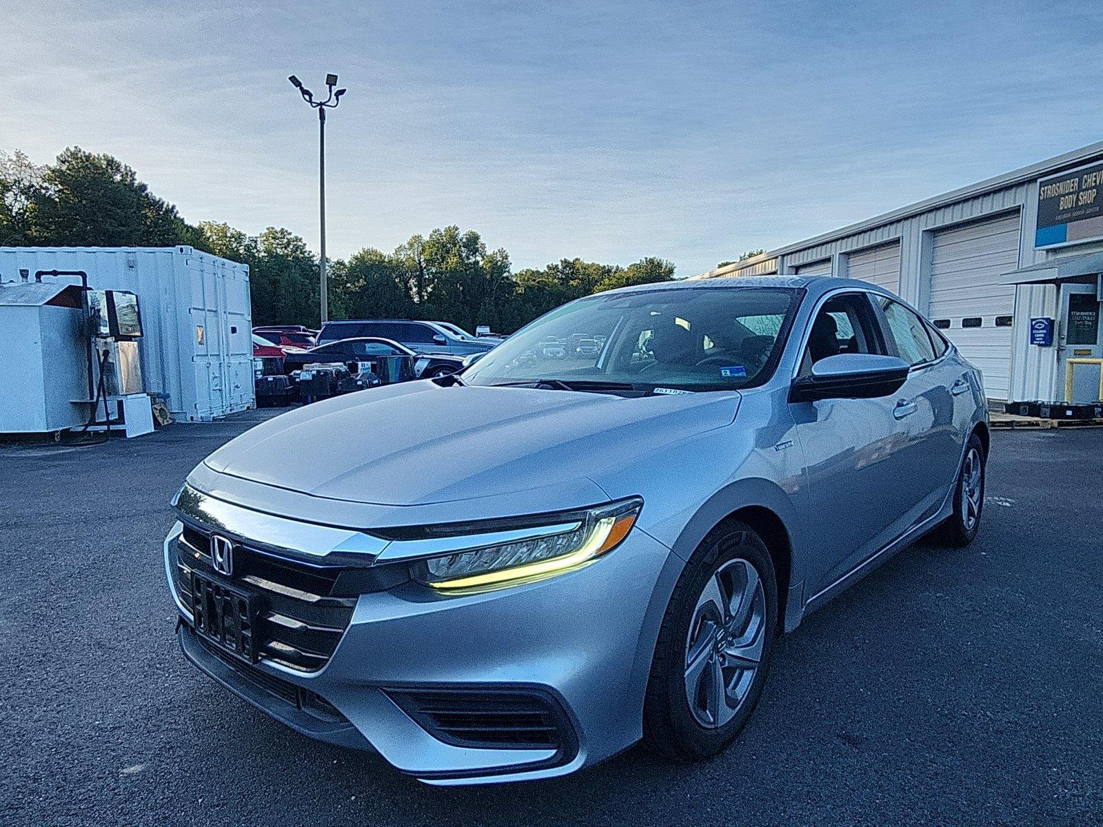 Lunar Silver Metallic 2020 Honda Insight Sedan Front-Wheel Drive Continuously Variable Transmission