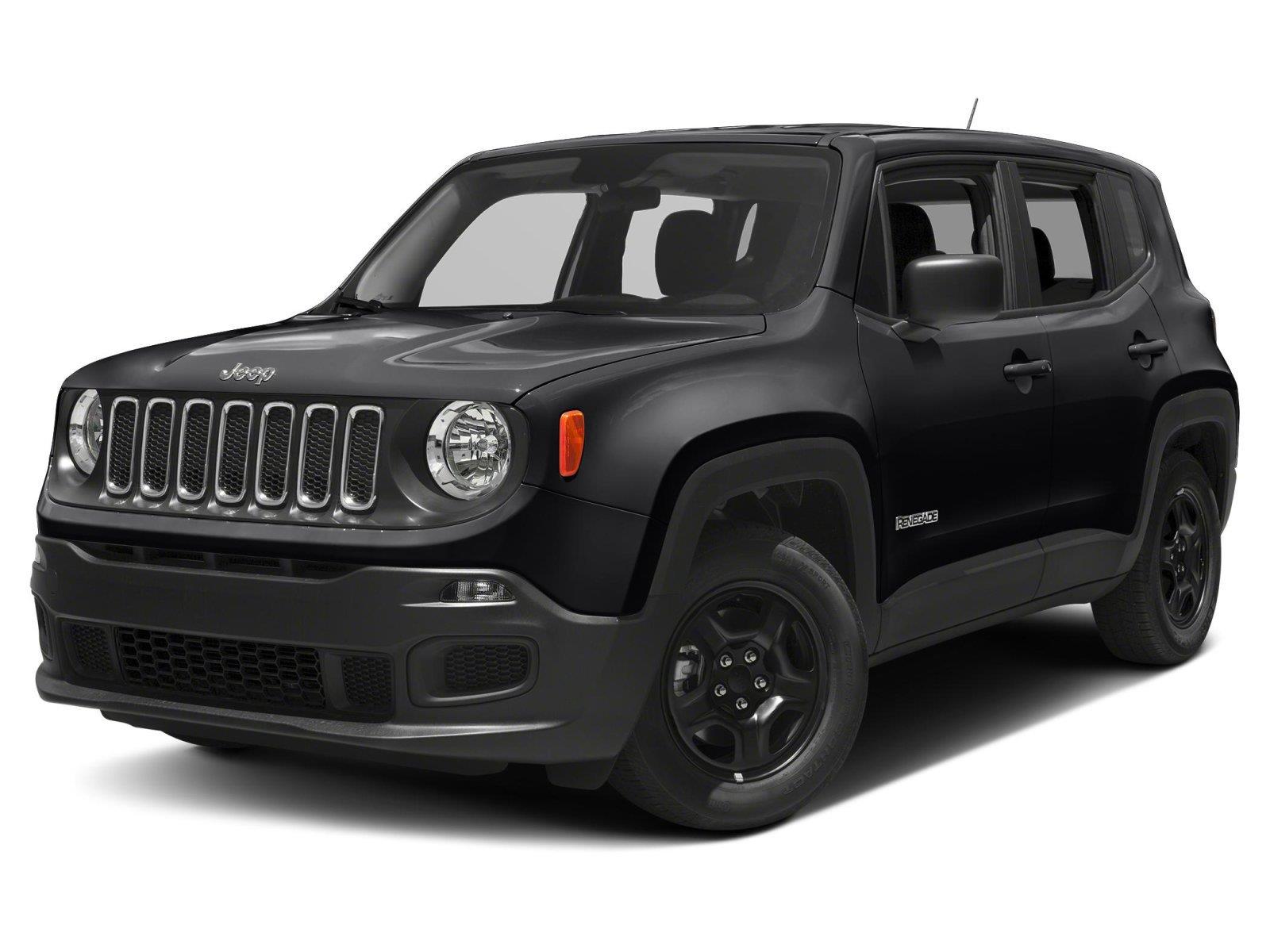 Black 2018 Jeep Renegade SUV / Crossover Four-Wheel Drive 6-Speed Manual