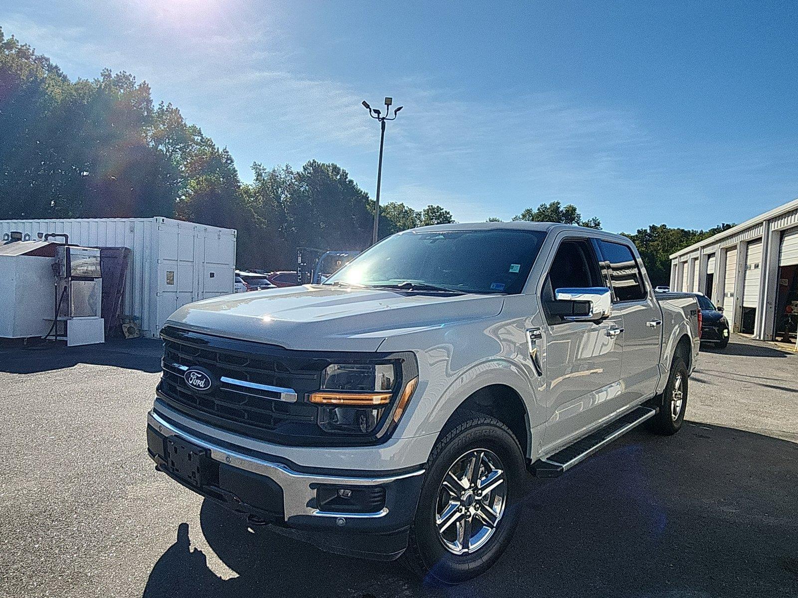 Gray 2024 Ford F-150 Pickup Truck Four-Wheel Drive Automatic