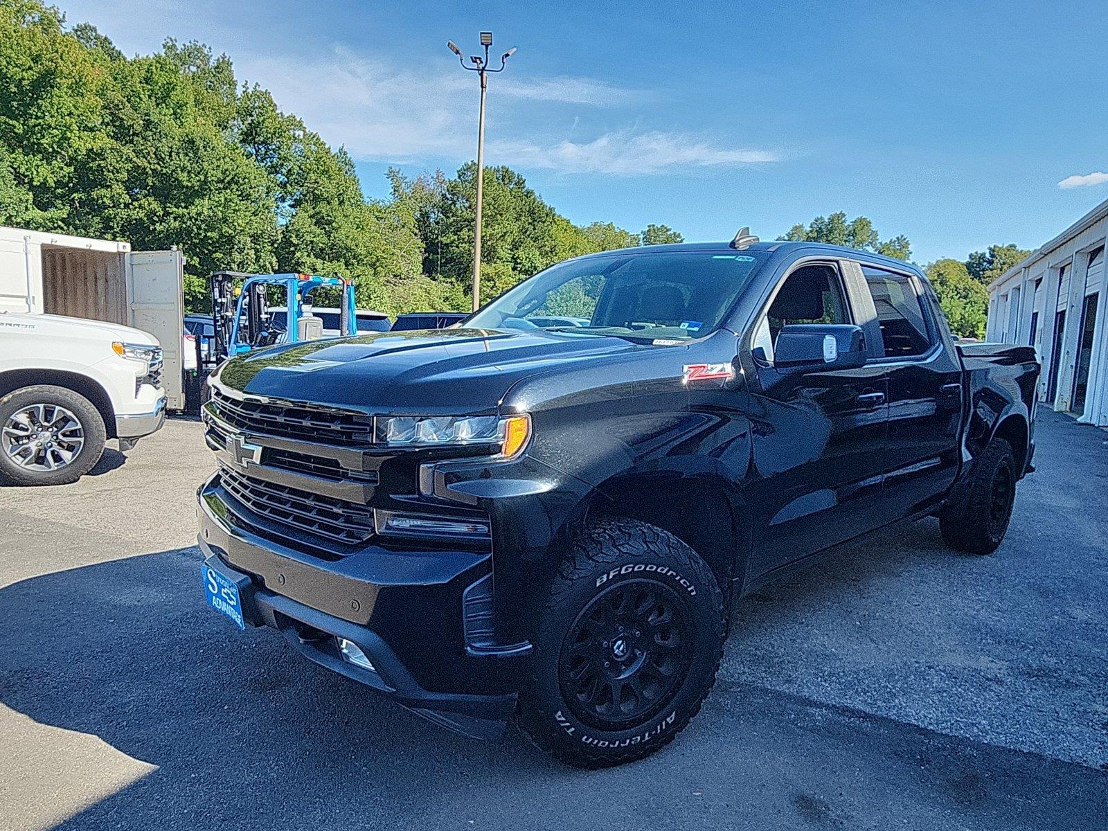 Black 2019 Chevrolet Silverado 1500 Pickup Truck Four-Wheel Drive 8-Speed Automatic